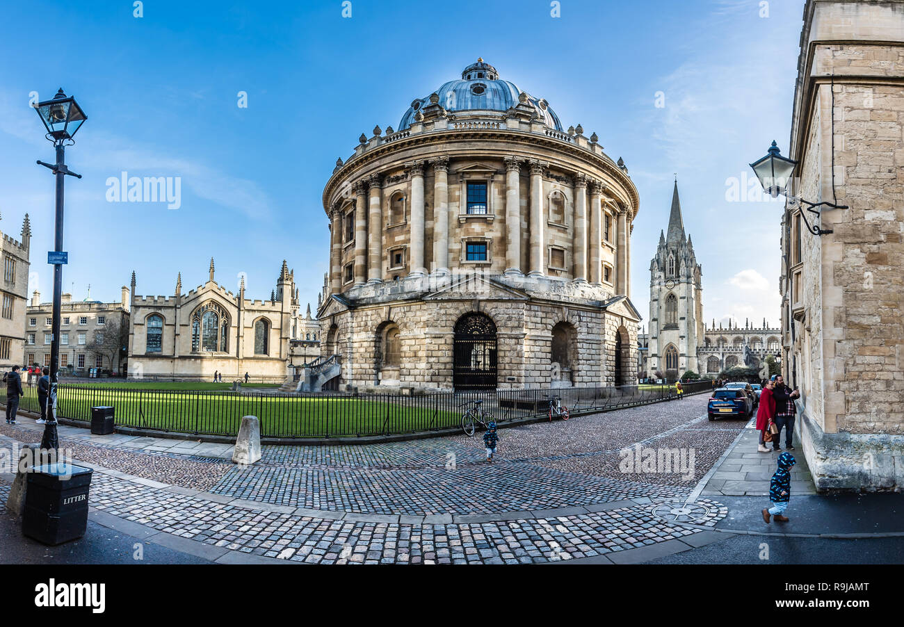 Radcliffe Camera, Oxford, UK. Foto Stock