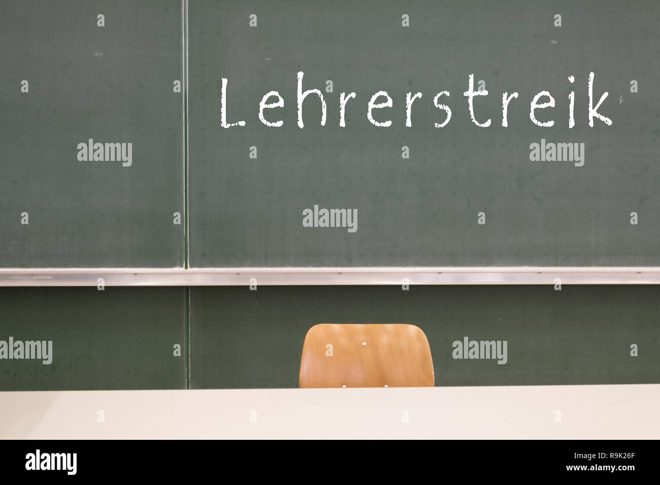 Lehrerstreik in Germania Foto Stock