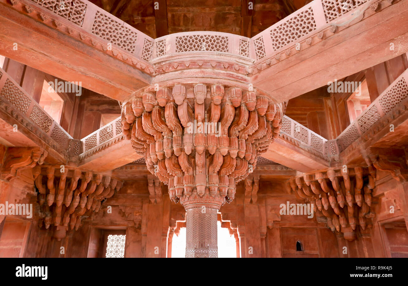 Architecture di Fatehpur Sikri Uttar Pradesh India girati in HRD. Foto Stock