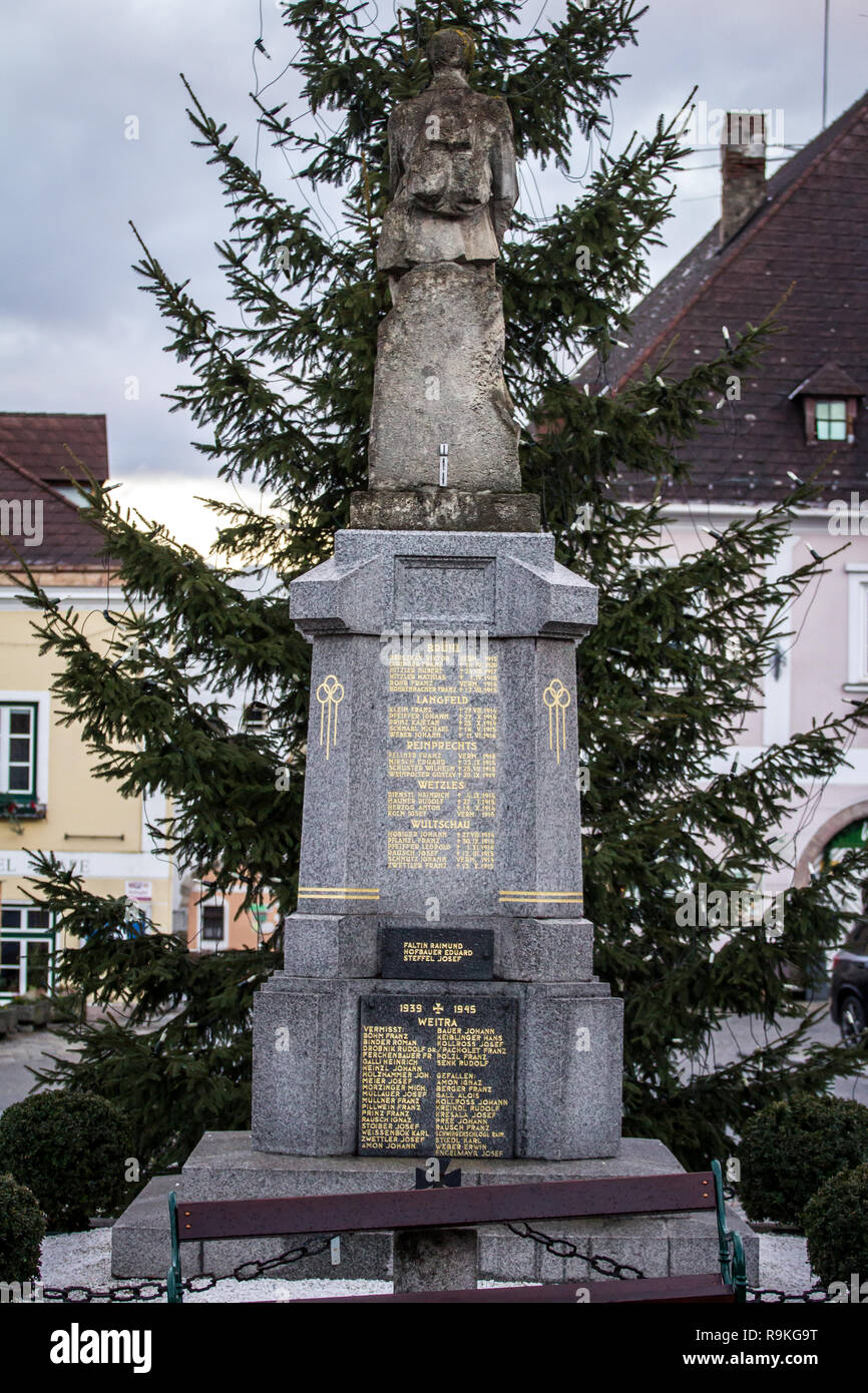 Città storica di Weitra, Waldviertel, Austria inferiore Foto Stock