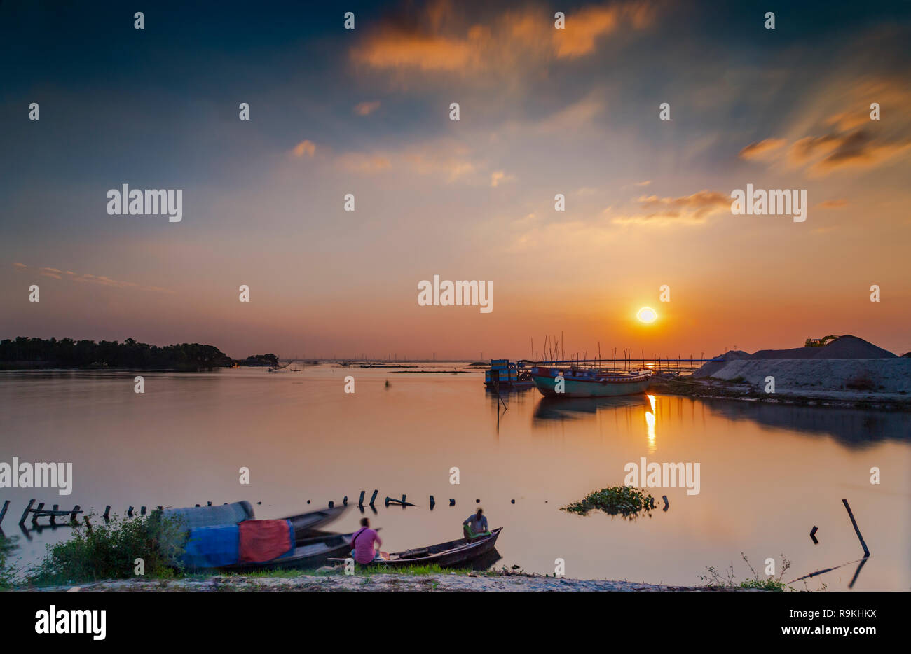 Bella giornata Dhaka Bangladesh Foto Stock