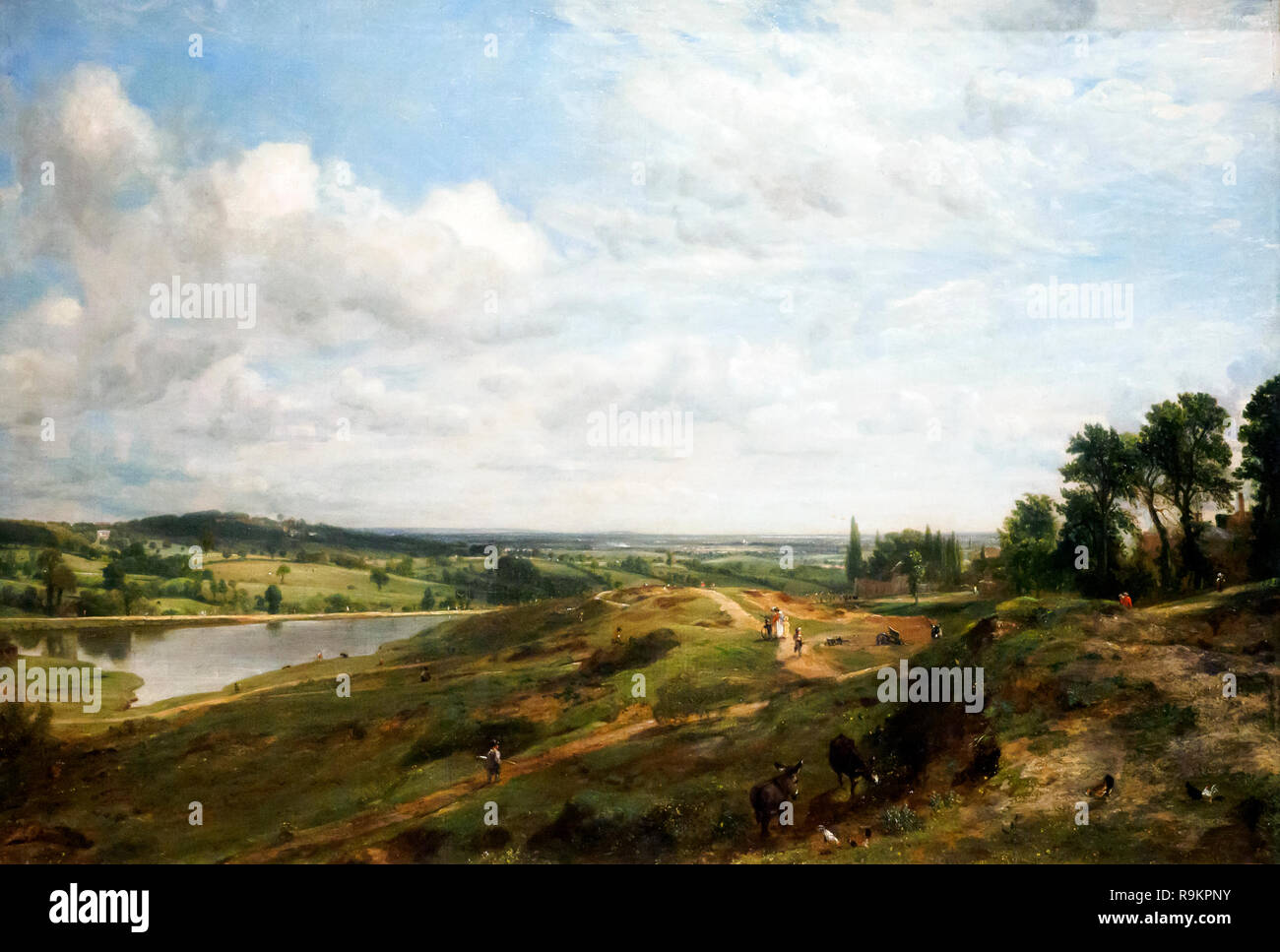 Hampstead Heath: la vale di salute da John Constable (1776 - 1837) esposto alla Royal Academy 1827 olio su tela Foto Stock