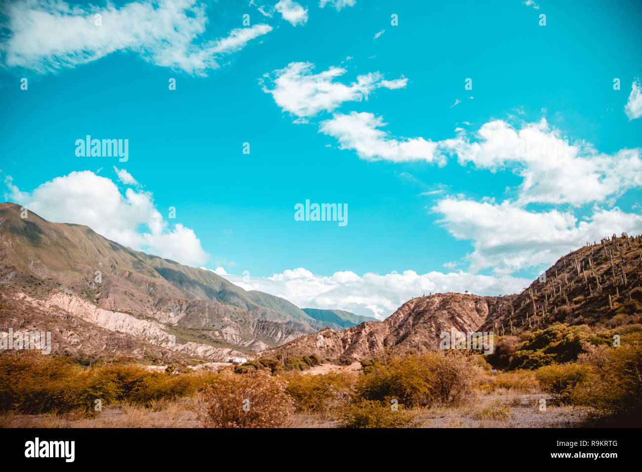 Paesaggio di montagna di Salta Argentina Foto Stock