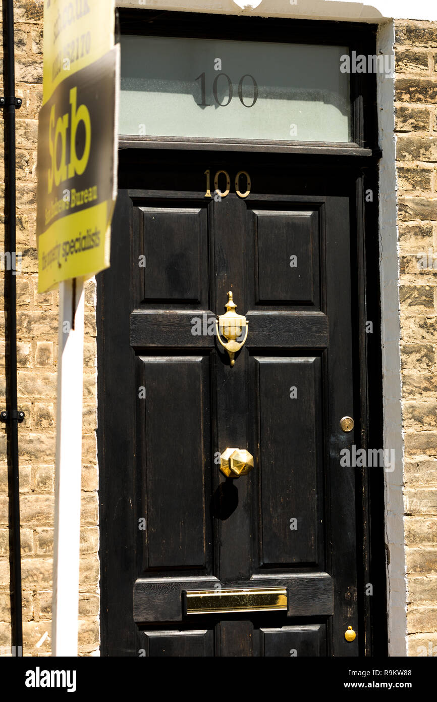 Casa a schiera in vendita Cambridge Regno Unito Foto Stock