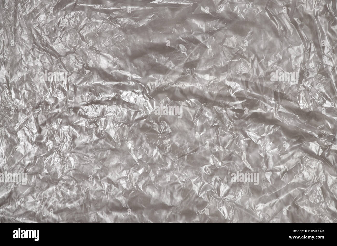 La texture di bianco accartocciata cellophane superficie trasparente alla  luce solare. Concetto di materiali per imballaggio, prodotto protezione  contro i danni Foto stock - Alamy