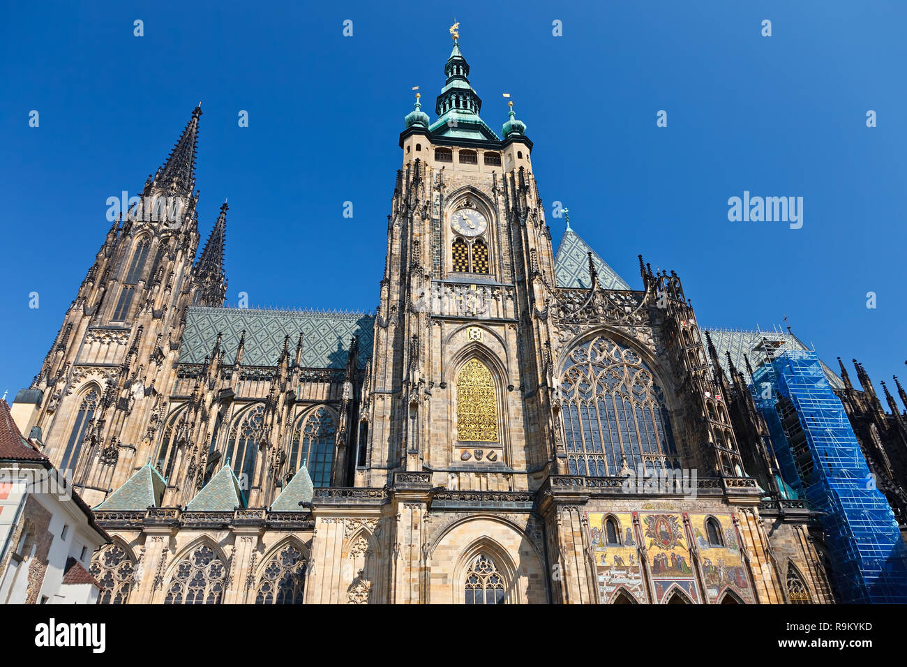 San Vitus Cathedral, Praga Foto Stock