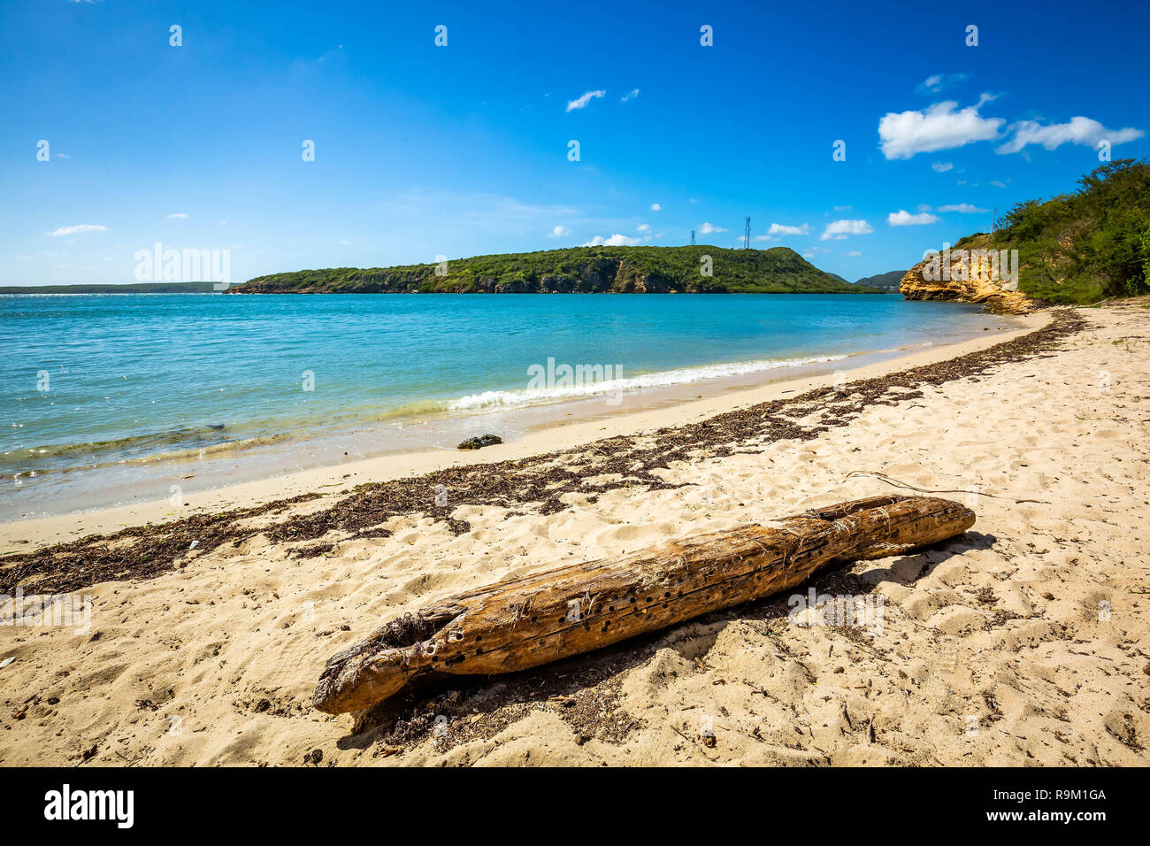 Playa Jaboncillo beach Puerto Rico nessuno al giorno Foto Stock