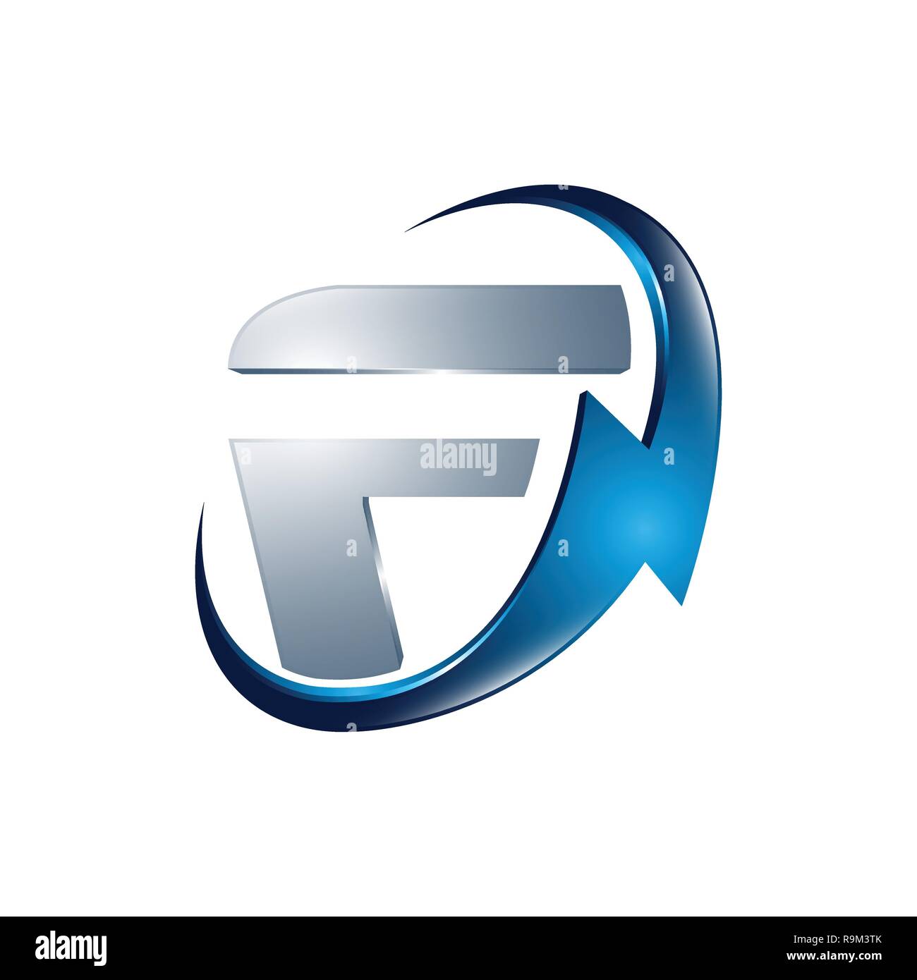 Creative lettera F flash modello logo illustrazione vettoriale per la corporate identity. Carattere tipografico Illustrazione Vettoriale