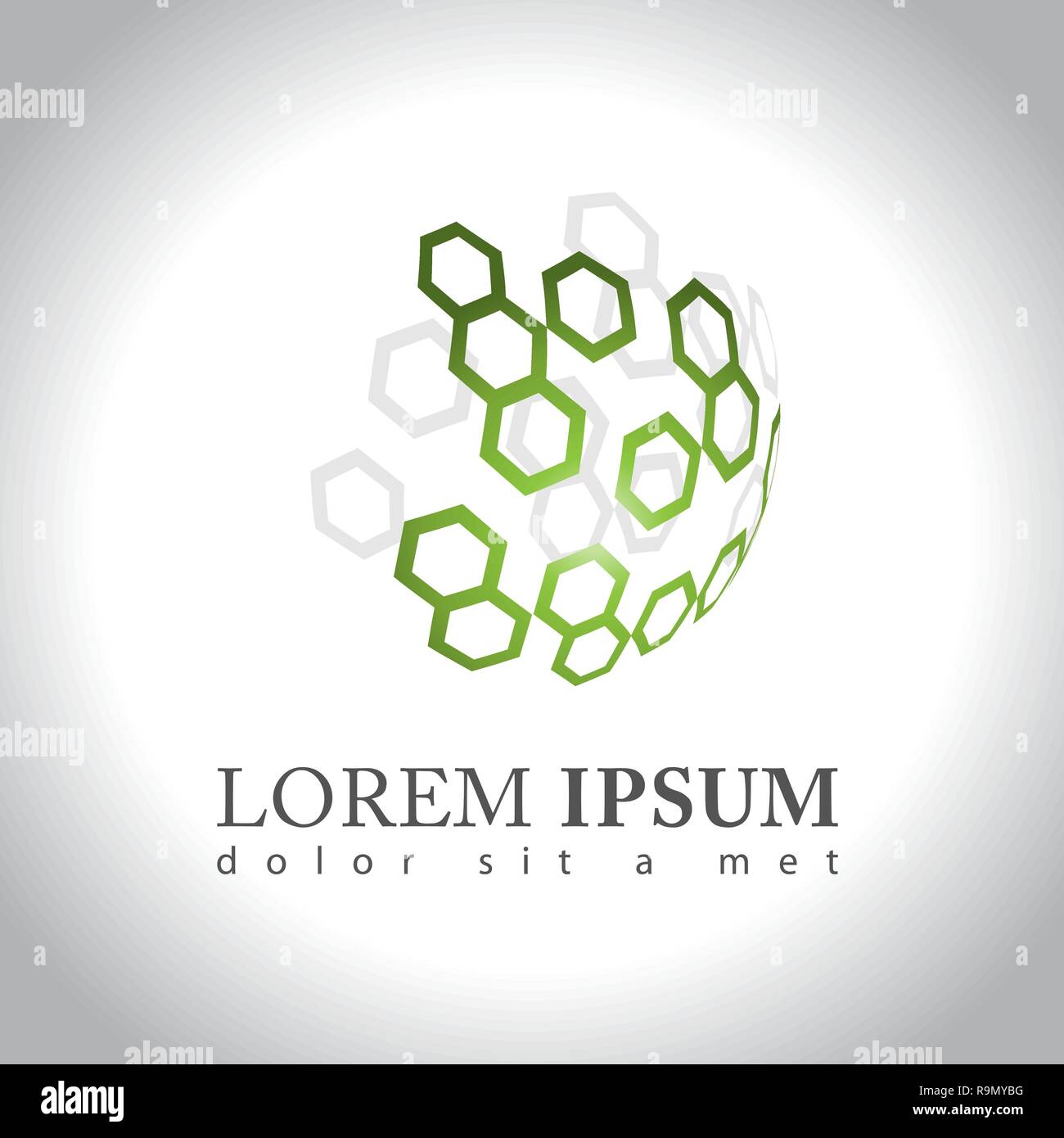 Abstract icona web e il logo campione, illusration vettore Illustrazione Vettoriale