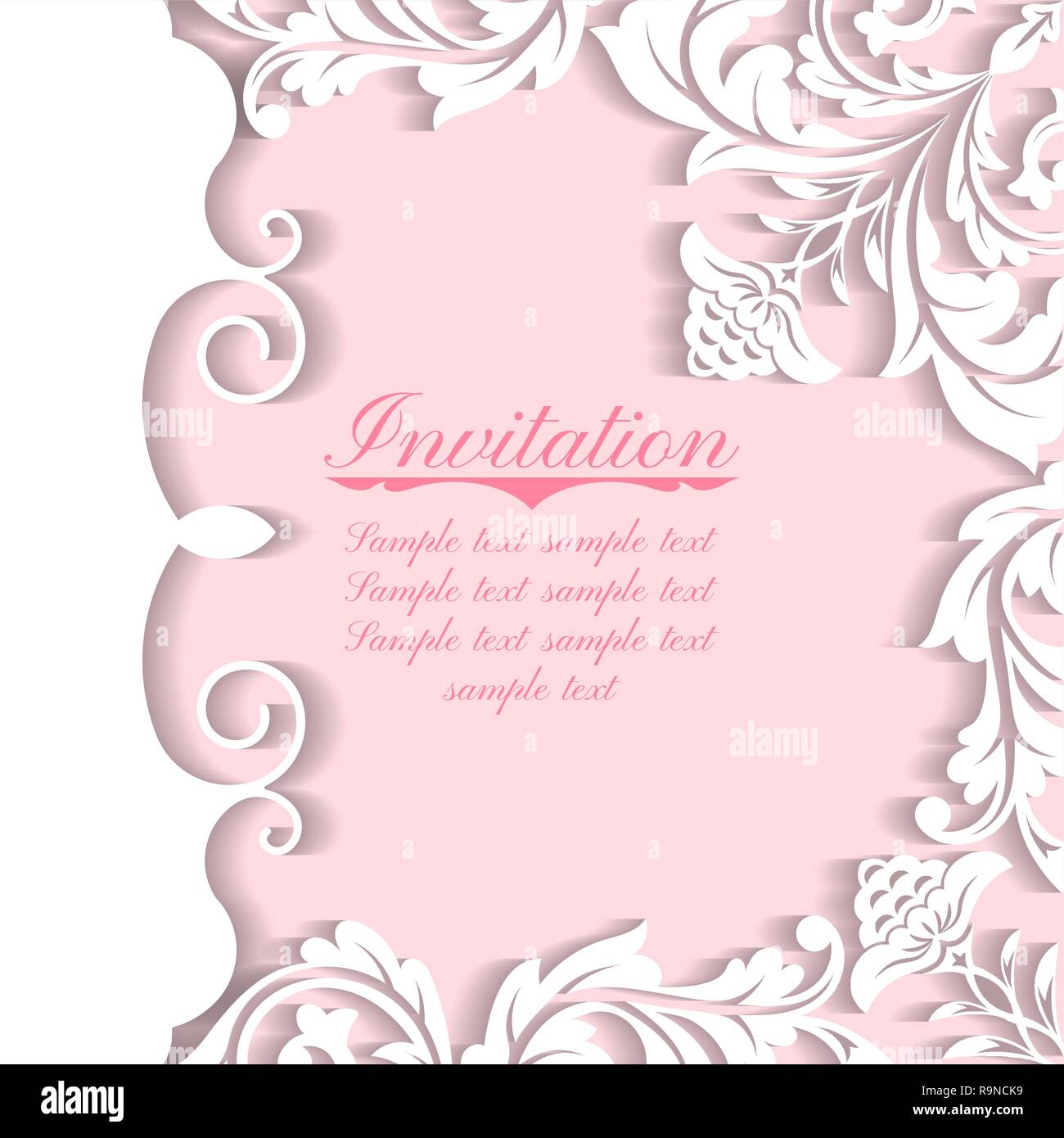 Il barocco ornato cornice con posto per il testo. Elegante carta di invito. Elegante biglietto di auguri. Elemento vettore di graphic design Illustrazione Vettoriale Il barocco ornato cornice con posto per il testo. Elegante carta di invito. Elegante biglietto di auguri. Elemento vettore di graphic design Illustrazione Vettoriale