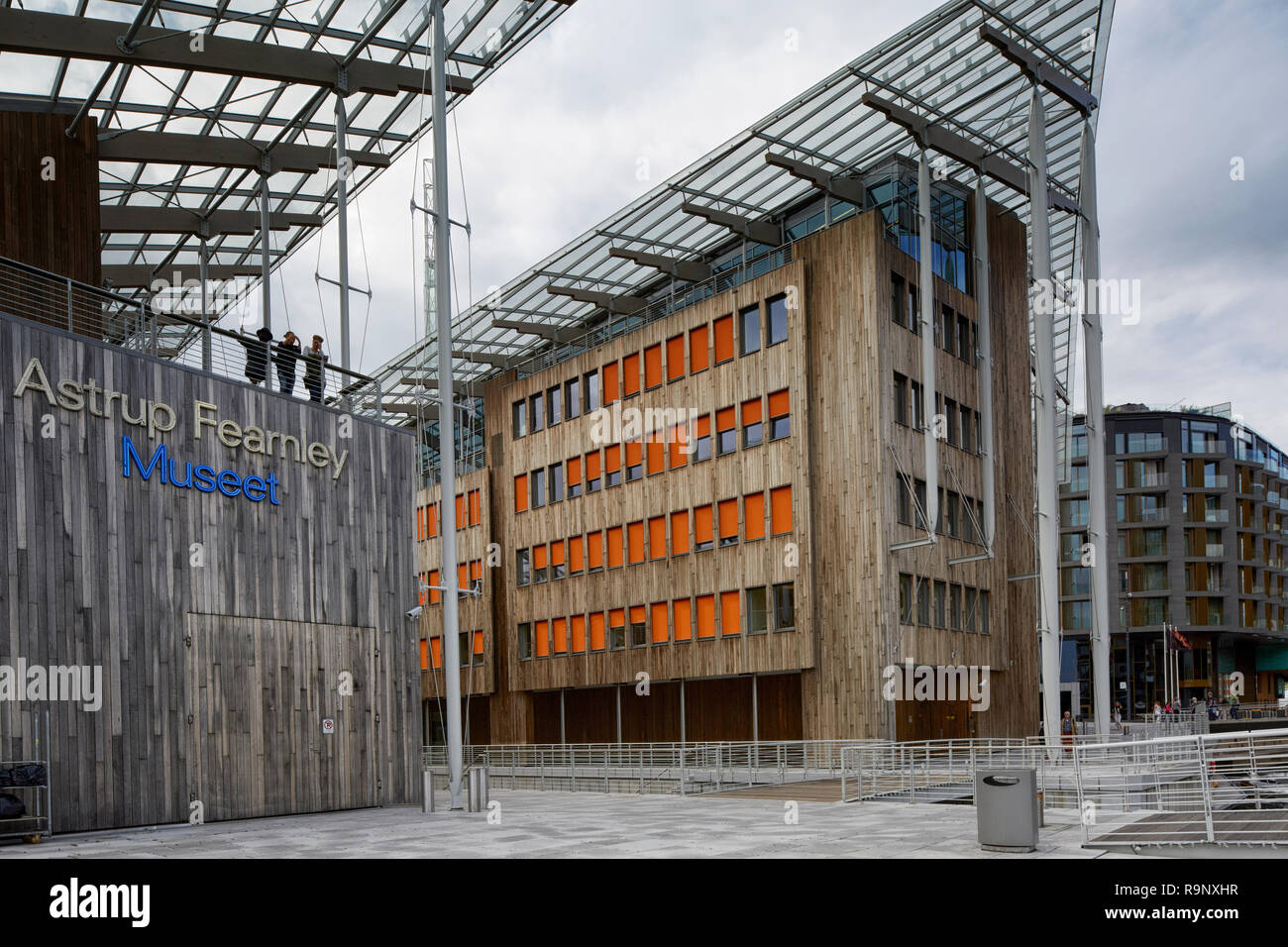 Astrup Fearnley Museet Museo in Tjuvholmen Oslo Norvegia Foto Stock