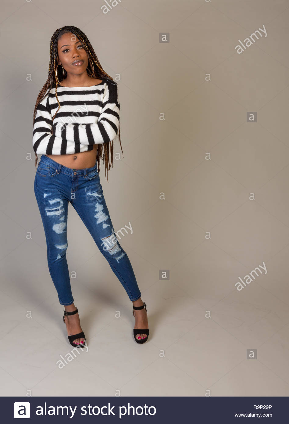 giovane ragazza nera foto