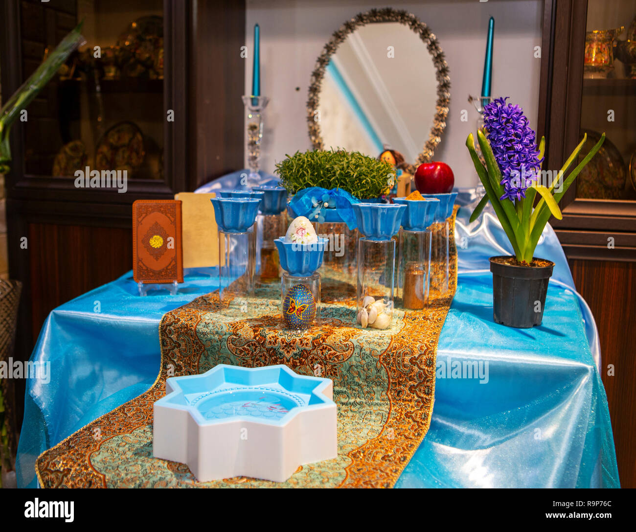 "Haft sin ' tabella vestire Foto Stock