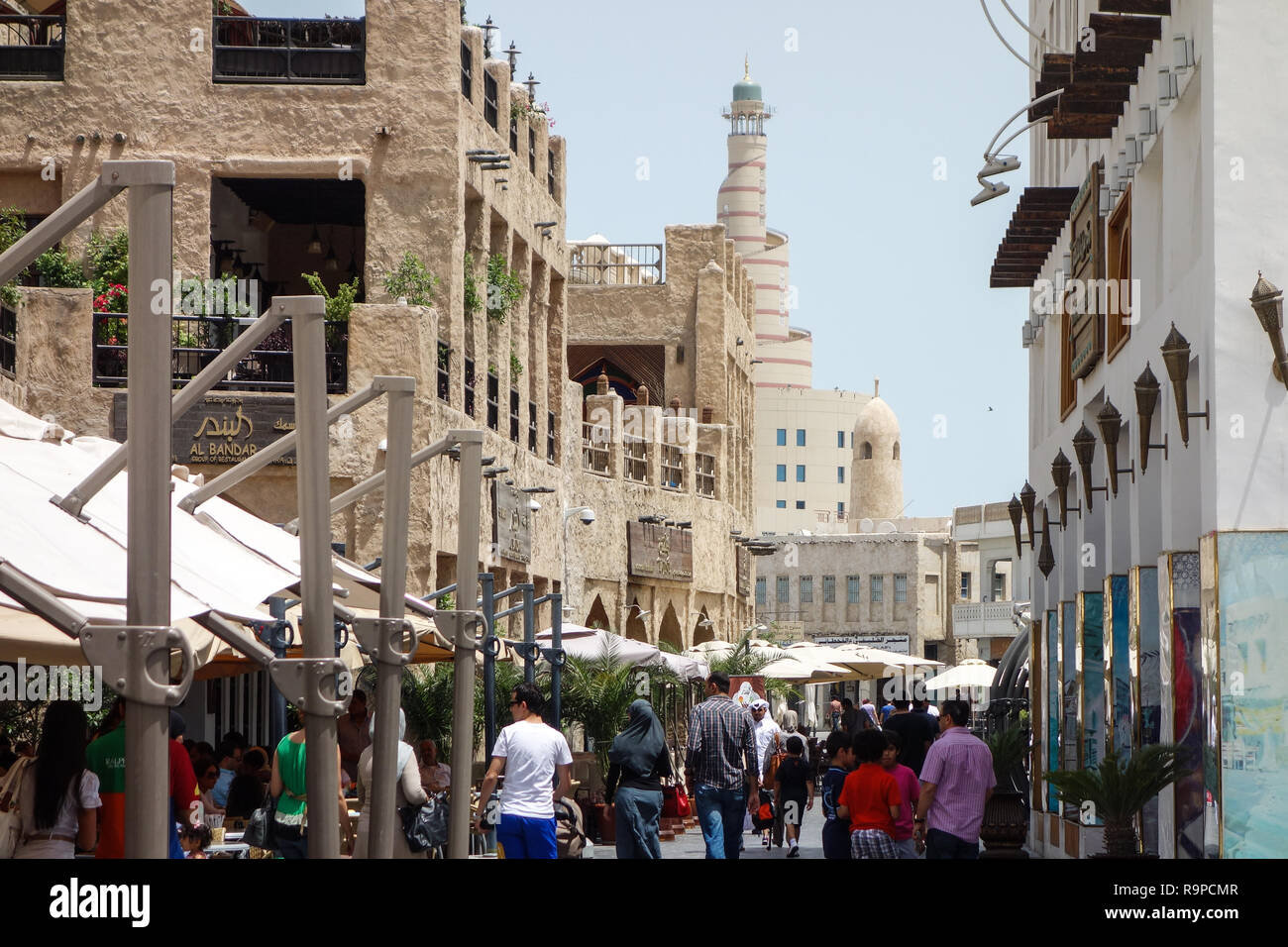 12 aprile 2013 - Agenda di Doha in Qatar - Souq Waqif un mercato tradizionale di Doha Foto Stock