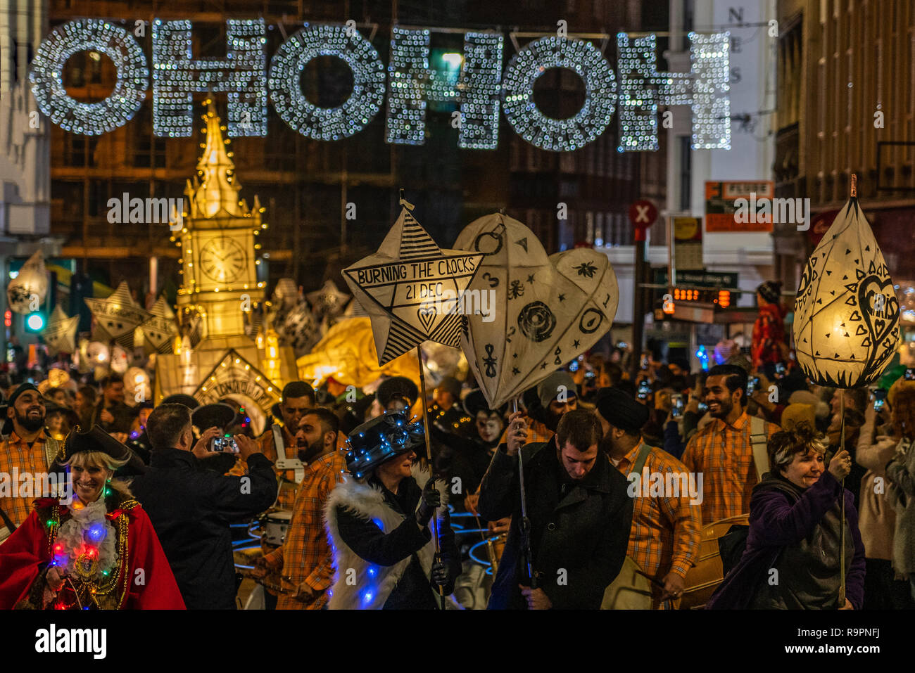 La masterizzazione degli orologi 2018 Foto Stock