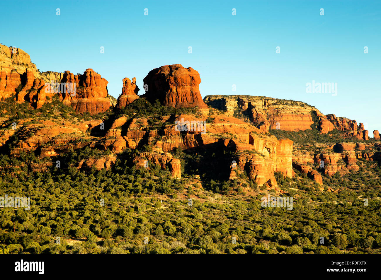 Sedona in Arizona Sunset, Mouse Muffin mangiare Foto Stock