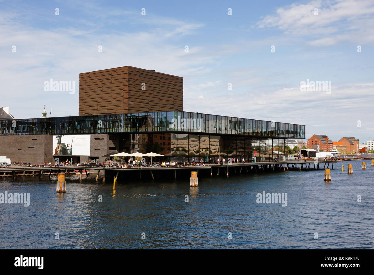 Copenhagen, Danimarca - 24 agosto 2017: Esterno del Royal Danish Playhouse. Foto Stock