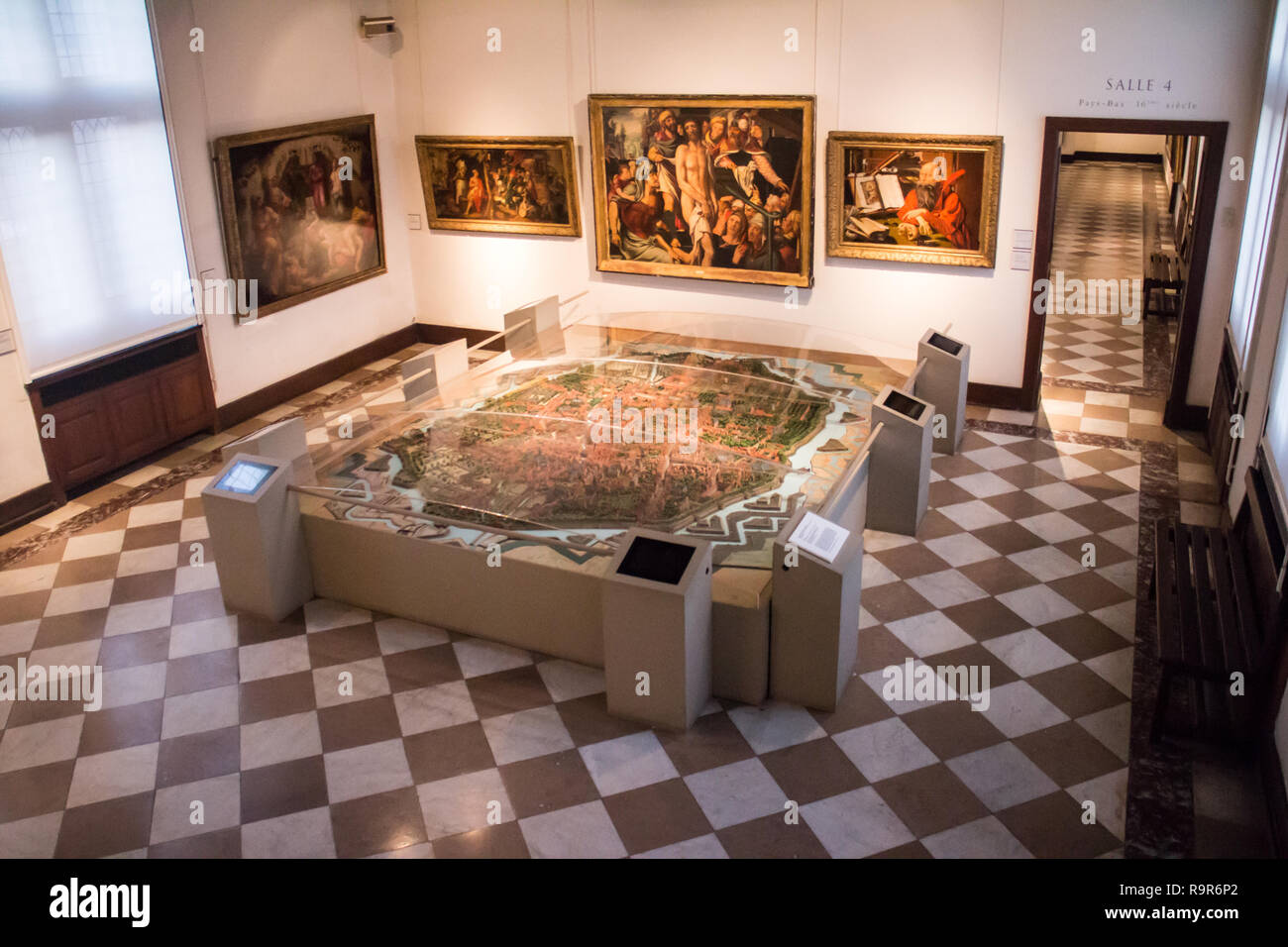 Douai (Hauts-de-France) : il museo,3d per la mappa Foto Stock