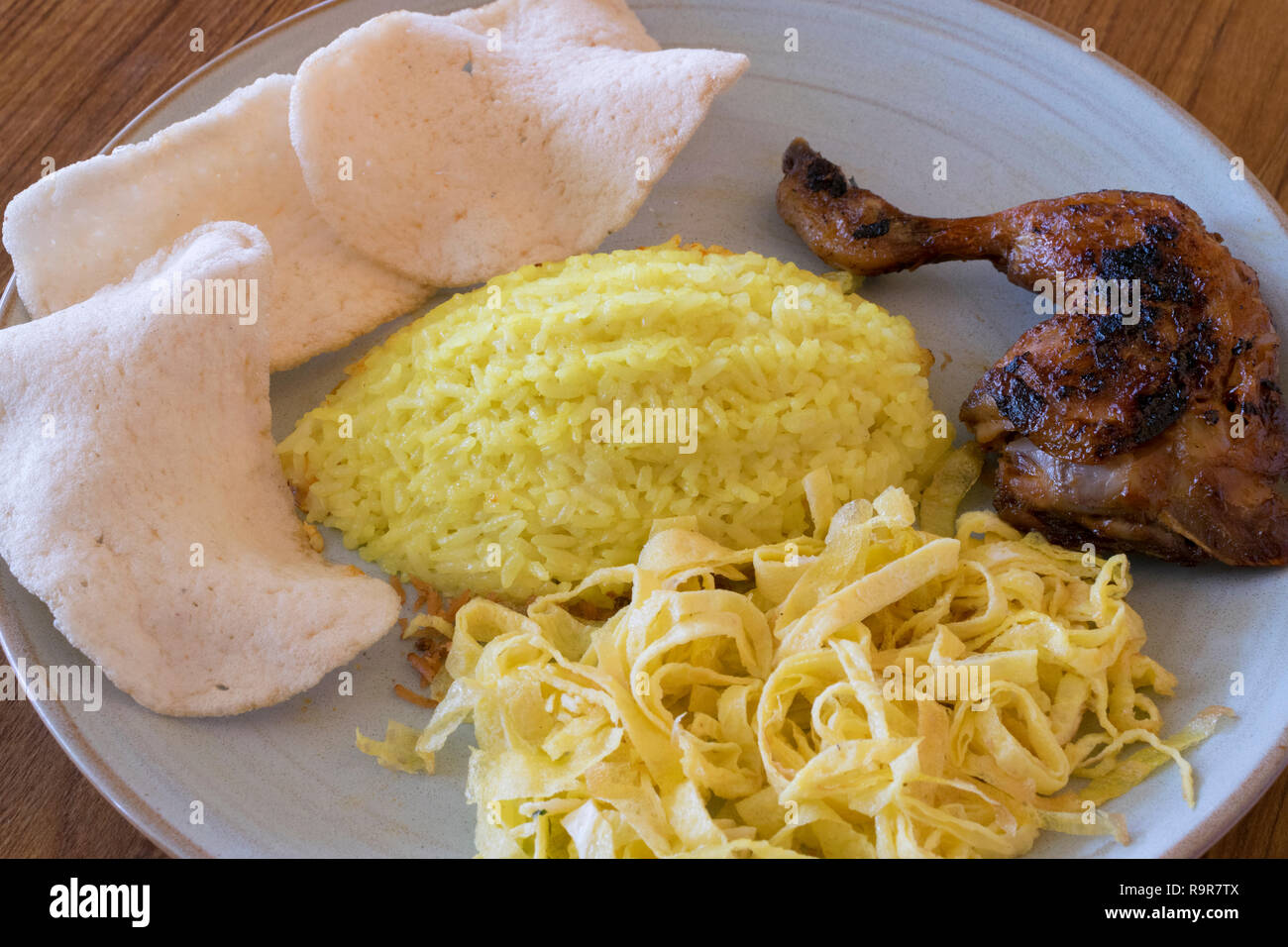6.8B, Nasi Kuning, IndonesianBook Foto Stock