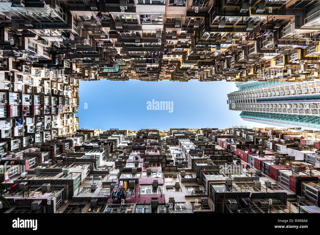 Monster edificio in città - Hong Kong Foto Stock