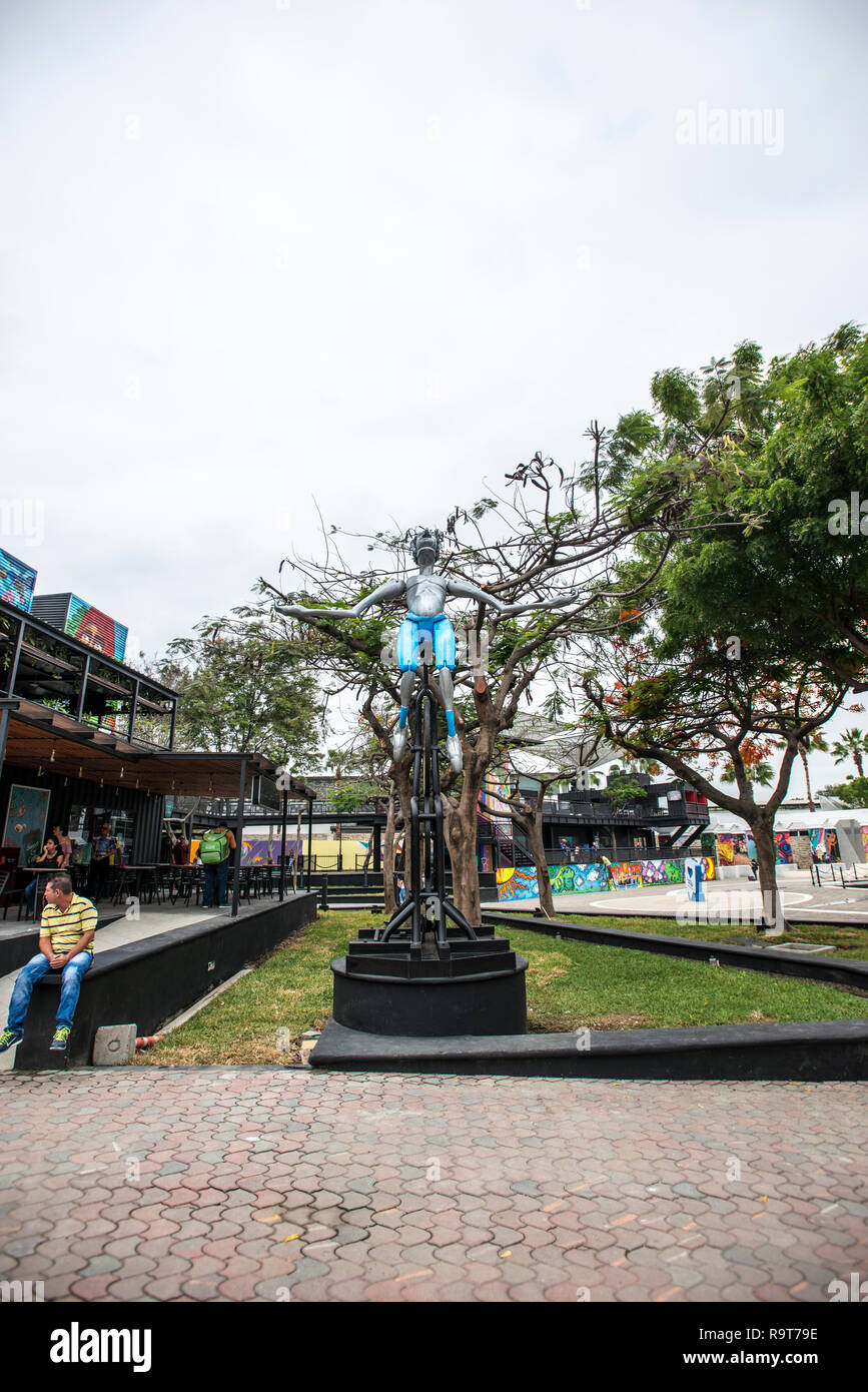 Guayarte Square di Guayaquil Foto Stock