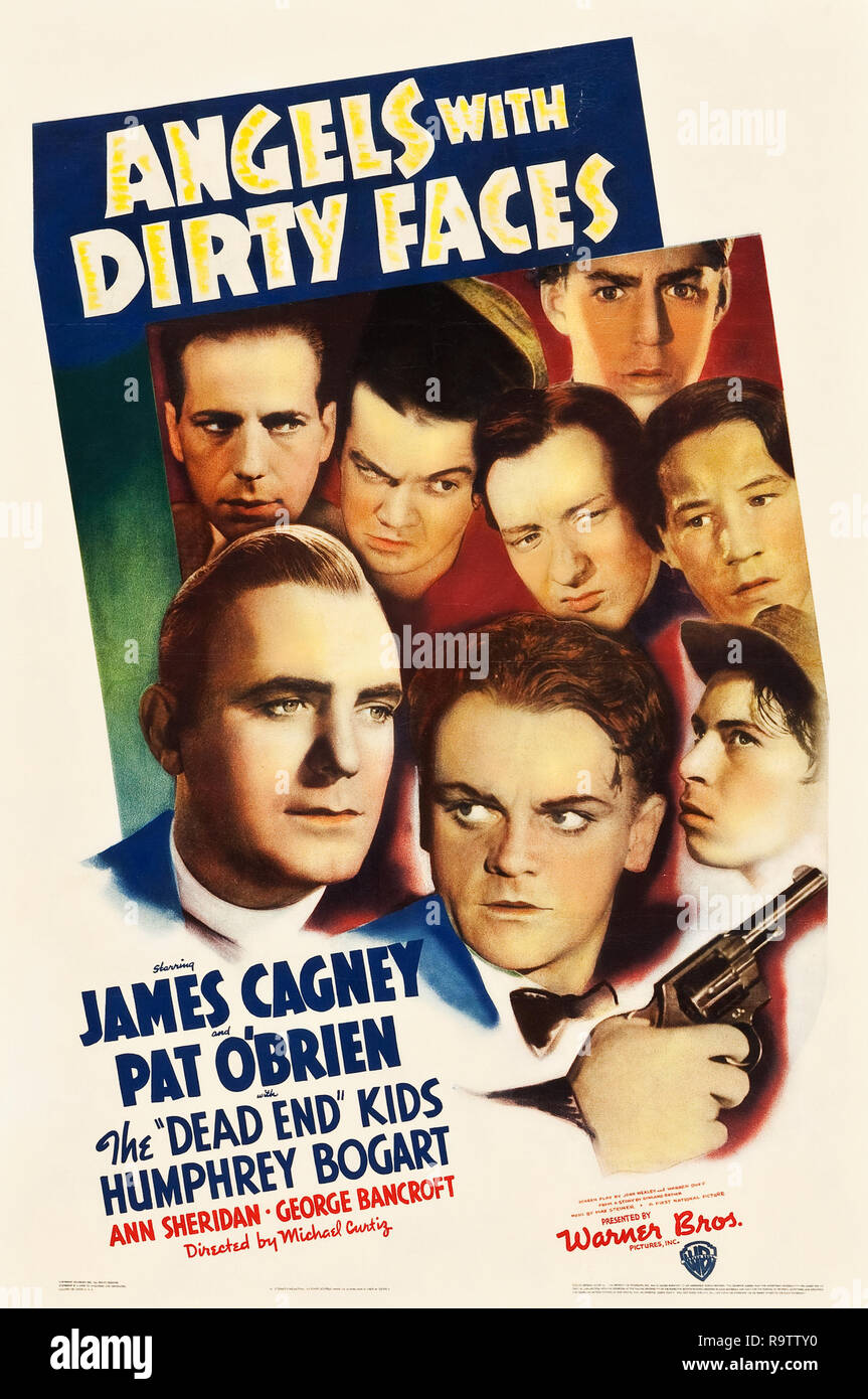 Angeli con facce sporche (Warner Brothers, 1938). Poster James Cagney, Pat O'Brien Riferimento File # 33635 883THA Foto Stock