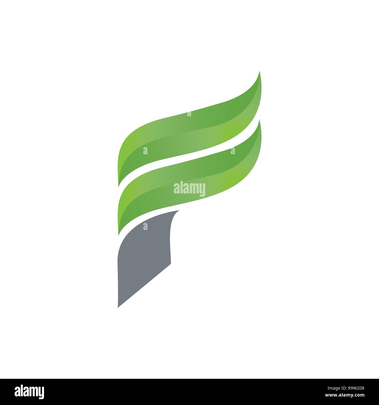 Creative lettera F quadrato modello logo illustrazione vettoriale, il Logo per la corporate identity della compagnia della lettera F, font tipografici Illustrazione Vettoriale