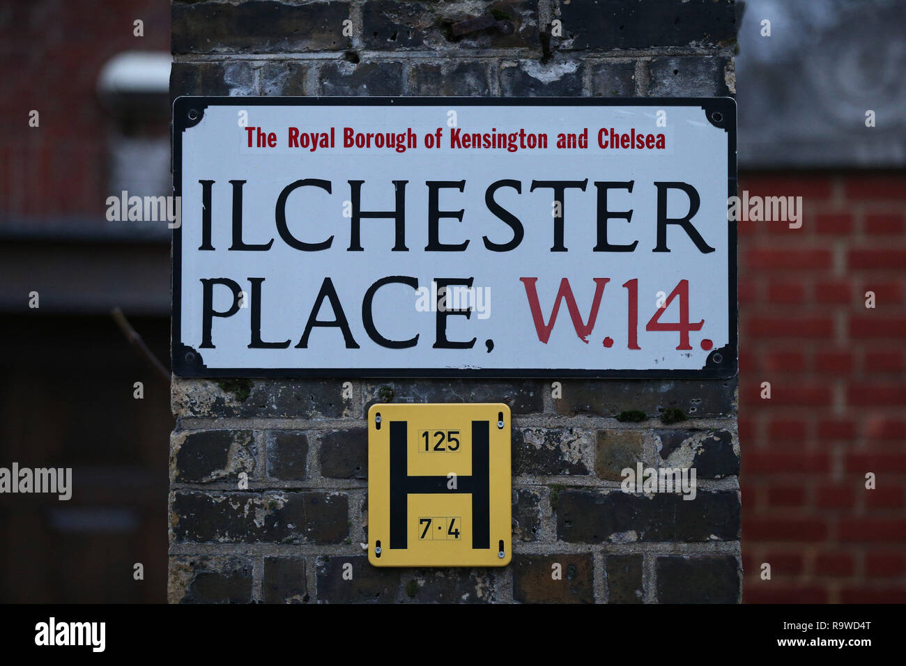 È sotto embargo per 0001 Sabato 29 Dicembre Ilchester posto a Holland Park di Londra, che è stato identificato come il più costoso strada residenziale in Inghilterra e Galles con una media house prezzo di £ 15,6 milioni. Foto Stock