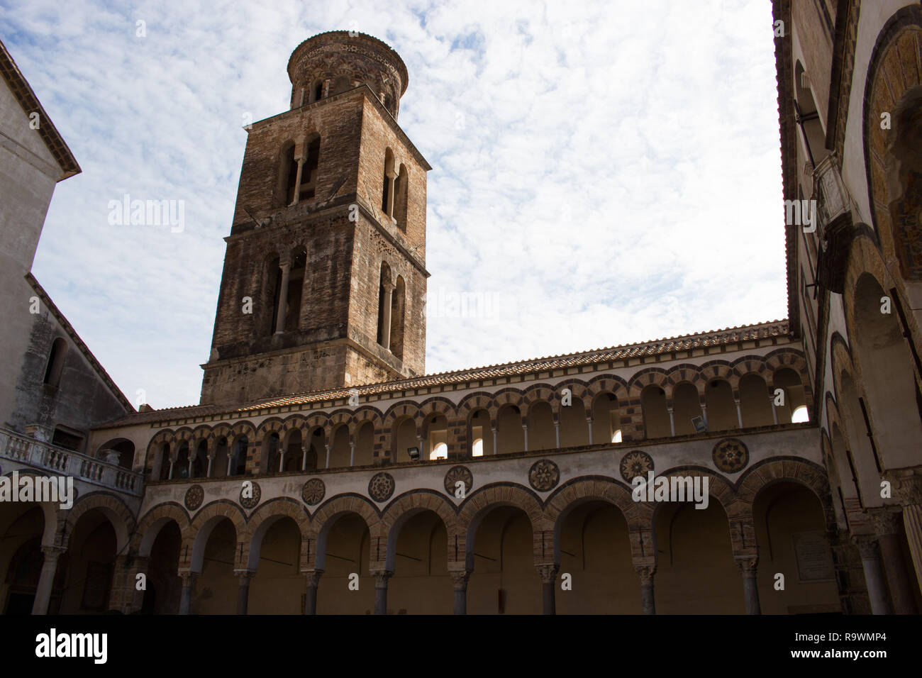 La Cattedrale di San Matteo a Salerno, Italia Foto Stock