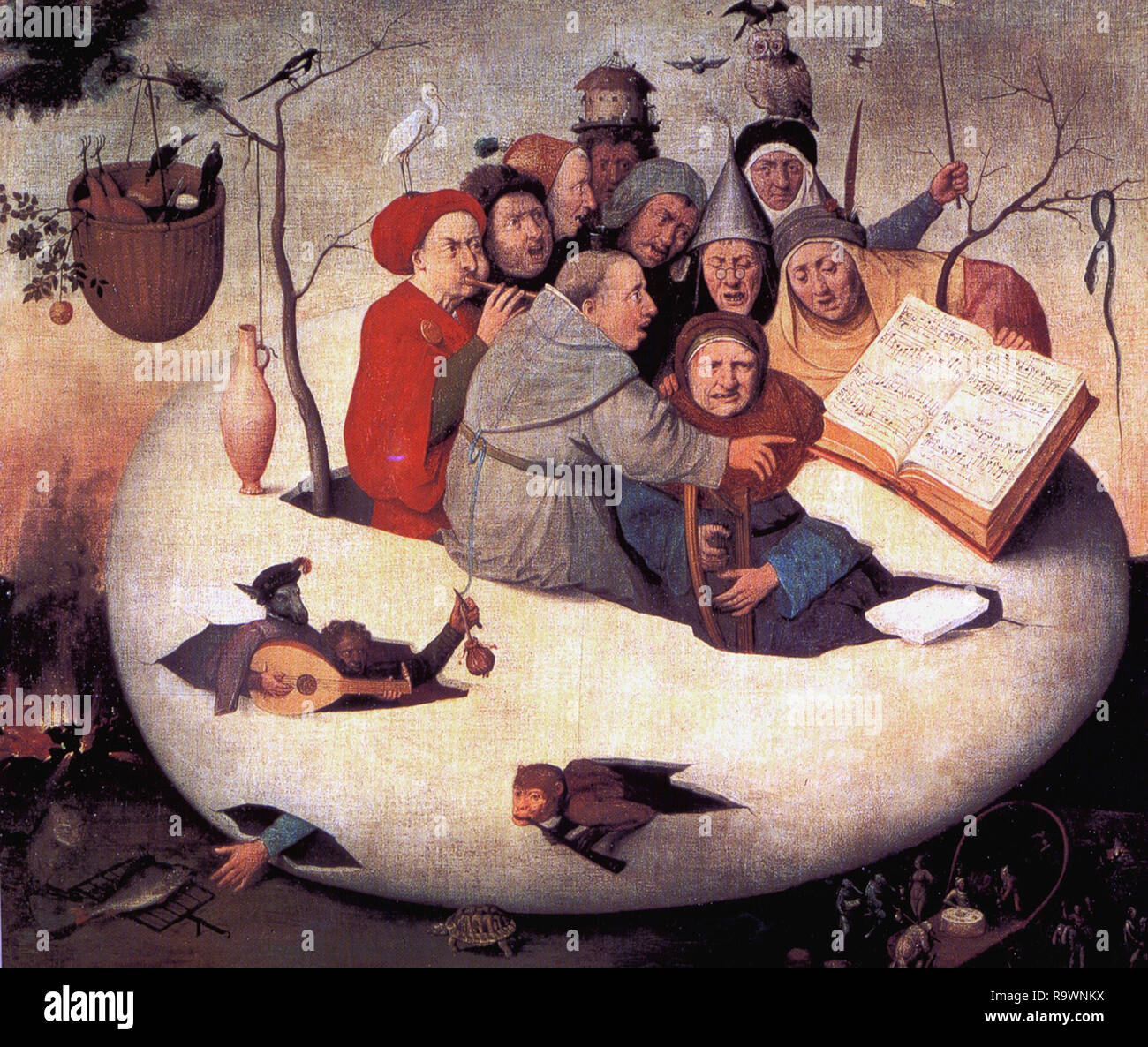 Hieronymus Bosch vintage artwork artista medievale Foto Stock