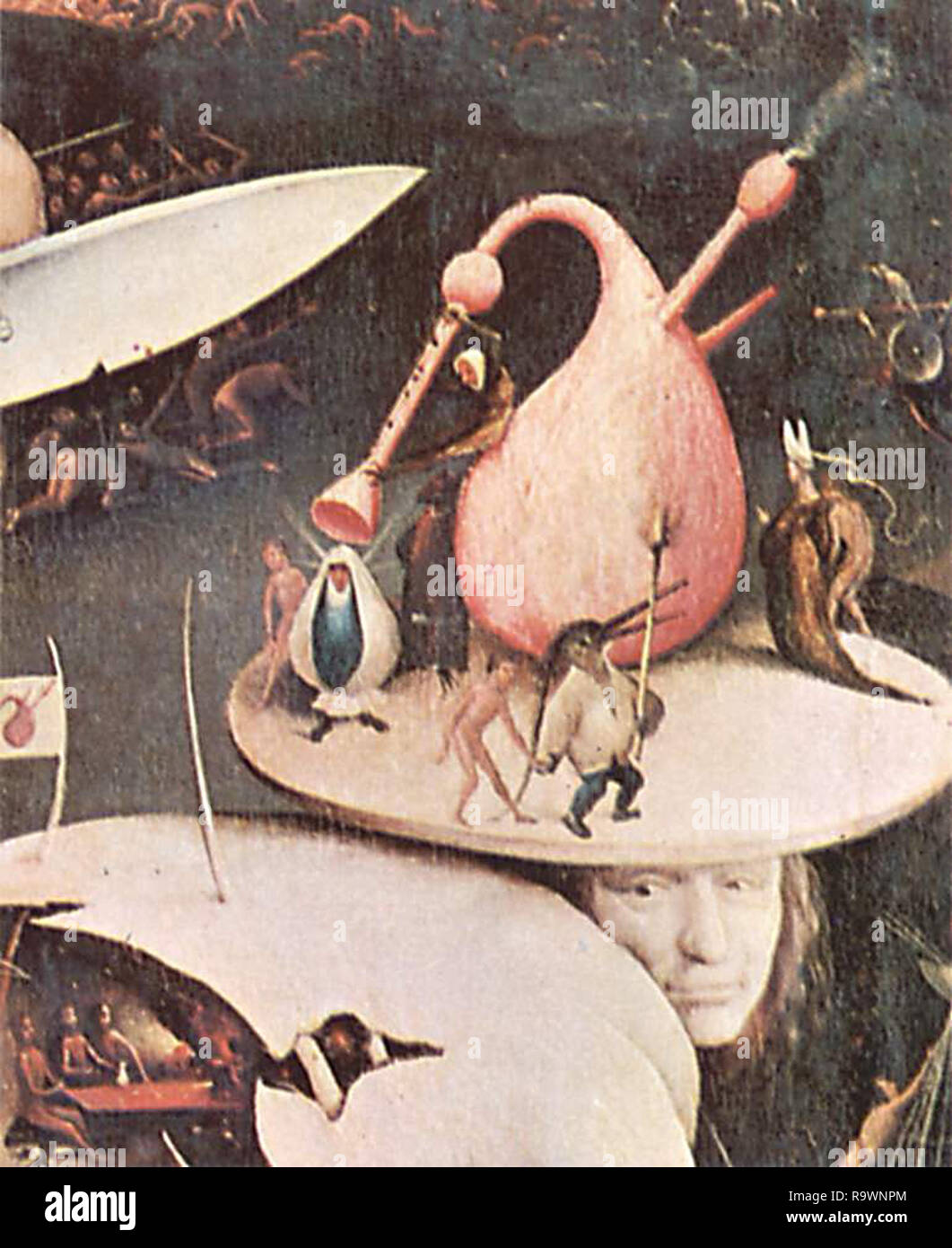 Hieronymus Bosch vintage artwork artista medievale Foto Stock