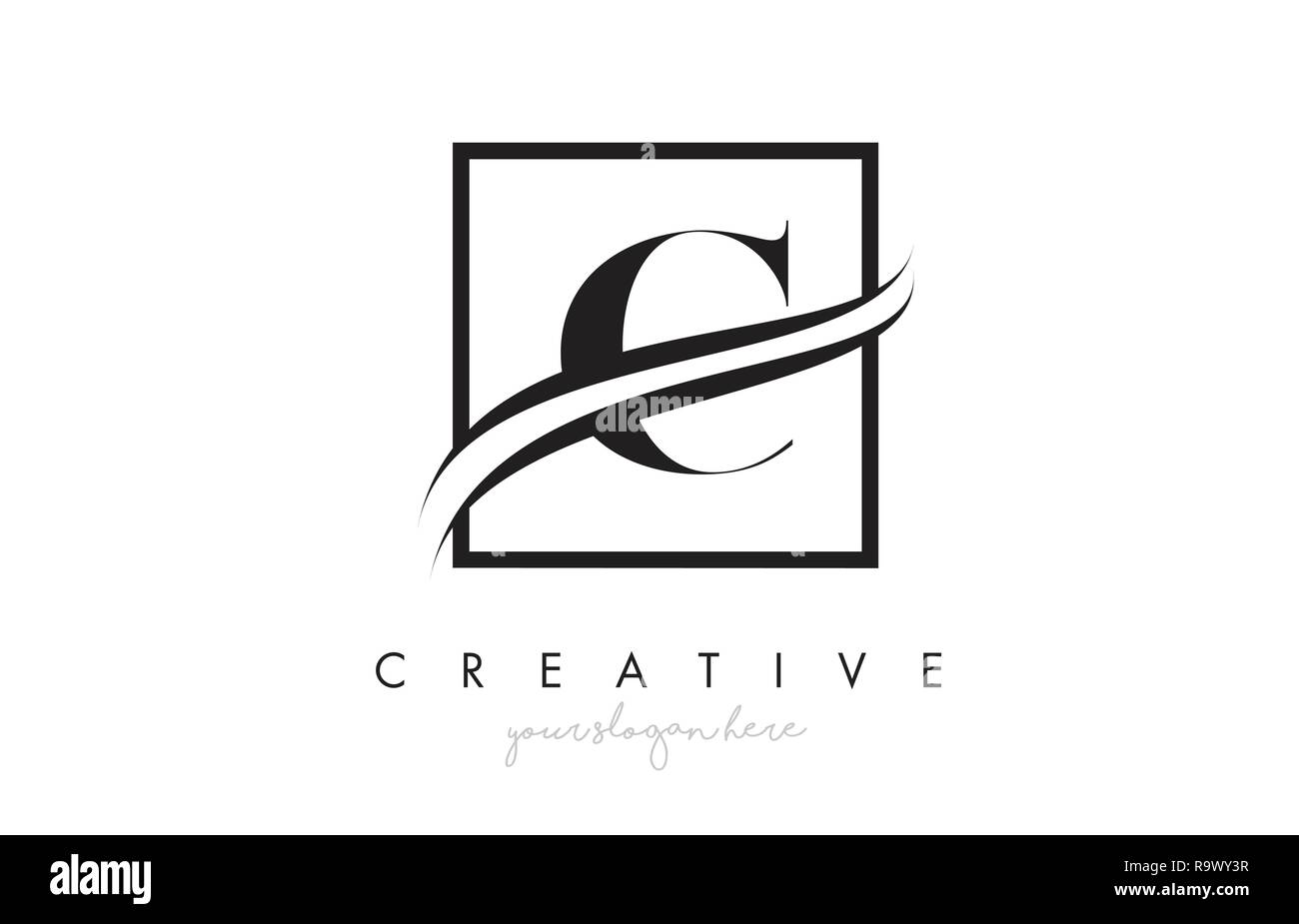 Design con logo Letter dal look creativo e design moderno. Lettere icona Business Logo Illustrazione Vettoriale