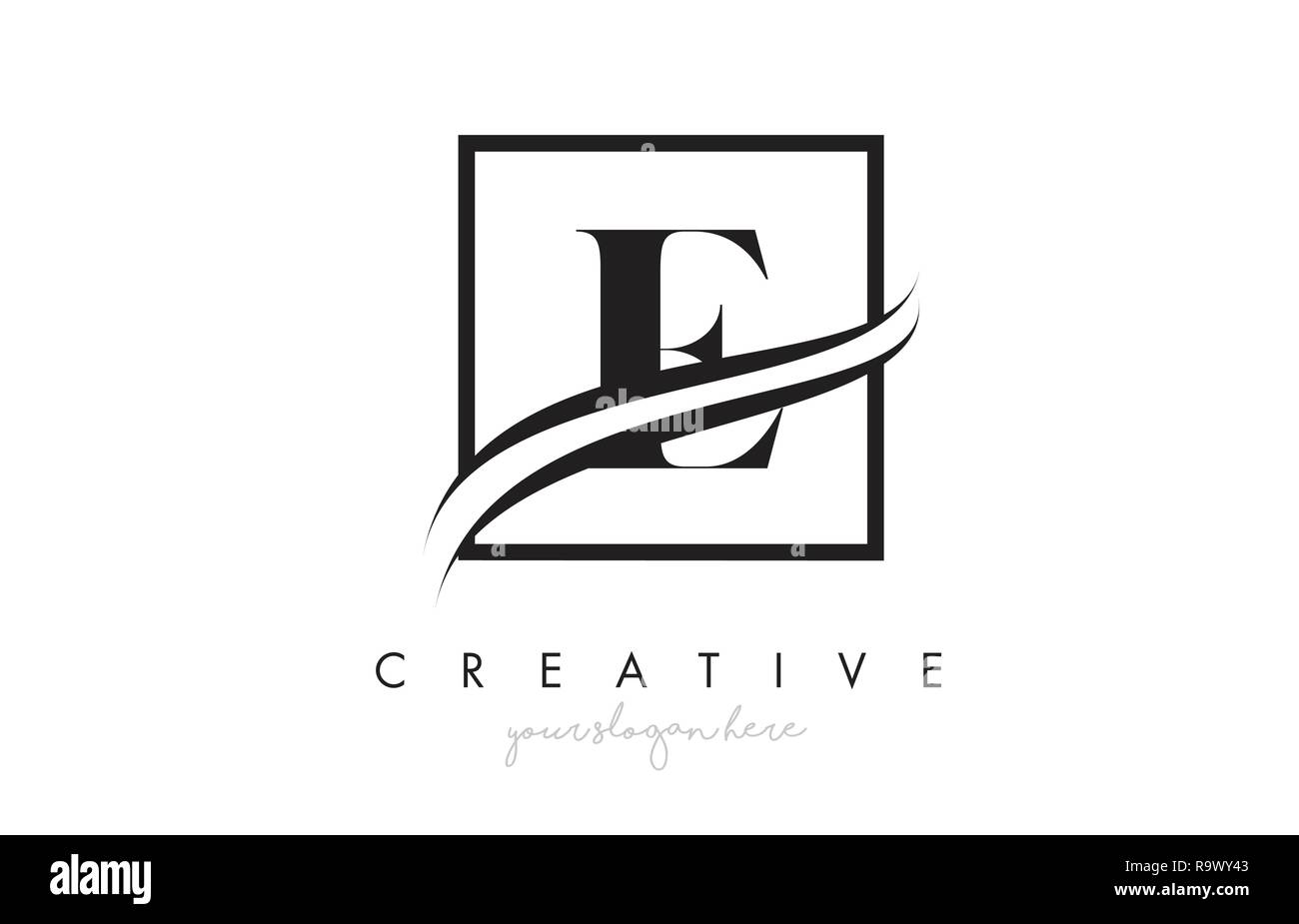 Design con logo Letter dal look creativo e design moderno. Lettere icona Business Logo Illustrazione Vettoriale