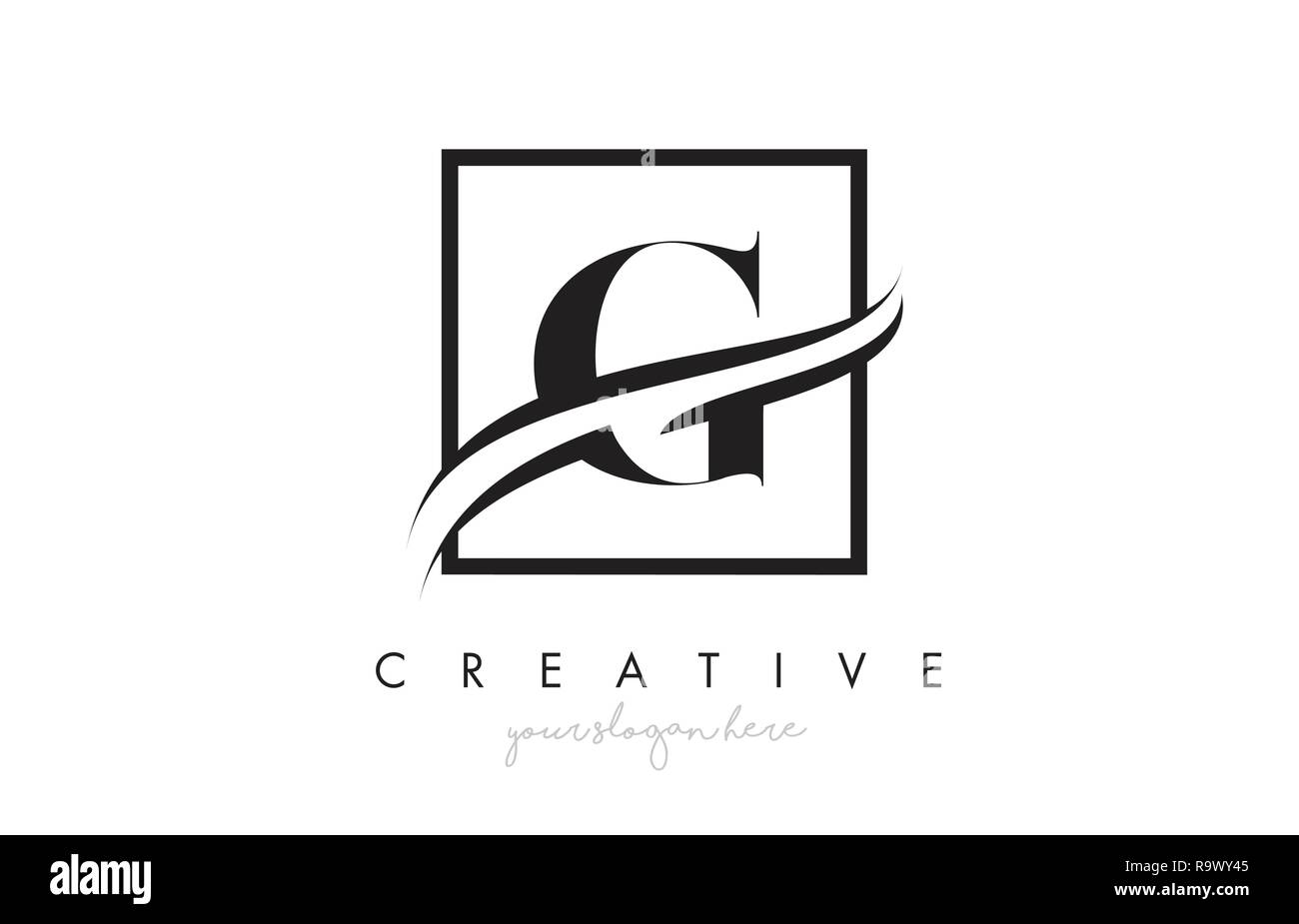 Design con logo Letter dal look creativo e design moderno. Lettere icona Business Logo Illustrazione Vettoriale