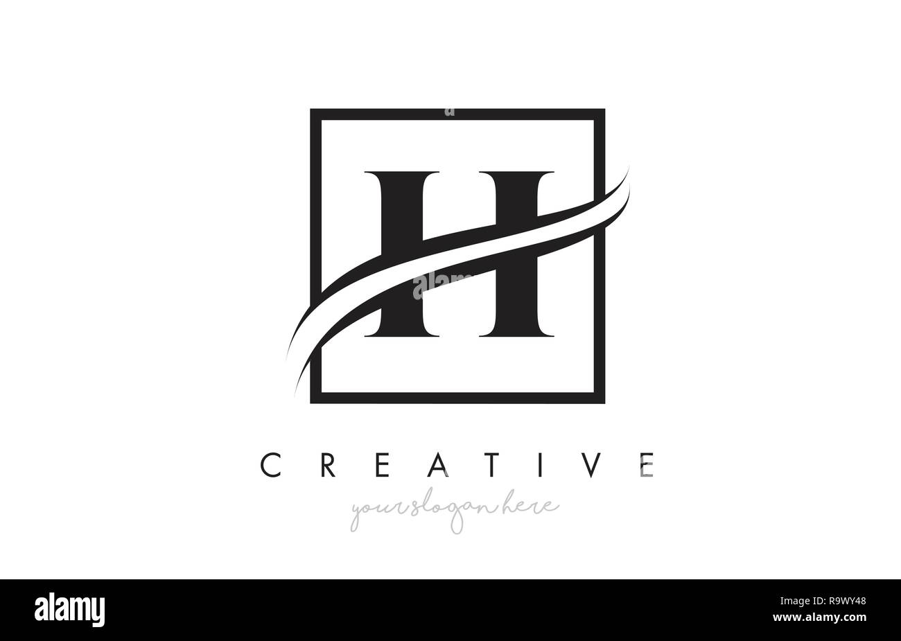 Design con logo Letter dal look creativo e design moderno. Lettere icona Business Logo Illustrazione Vettoriale