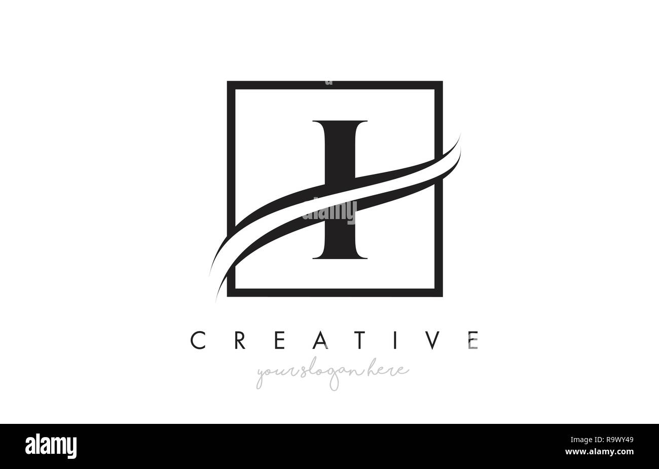 Design con logo Letter dal look creativo e design moderno. Lettere icona Business Logo Illustrazione Vettoriale