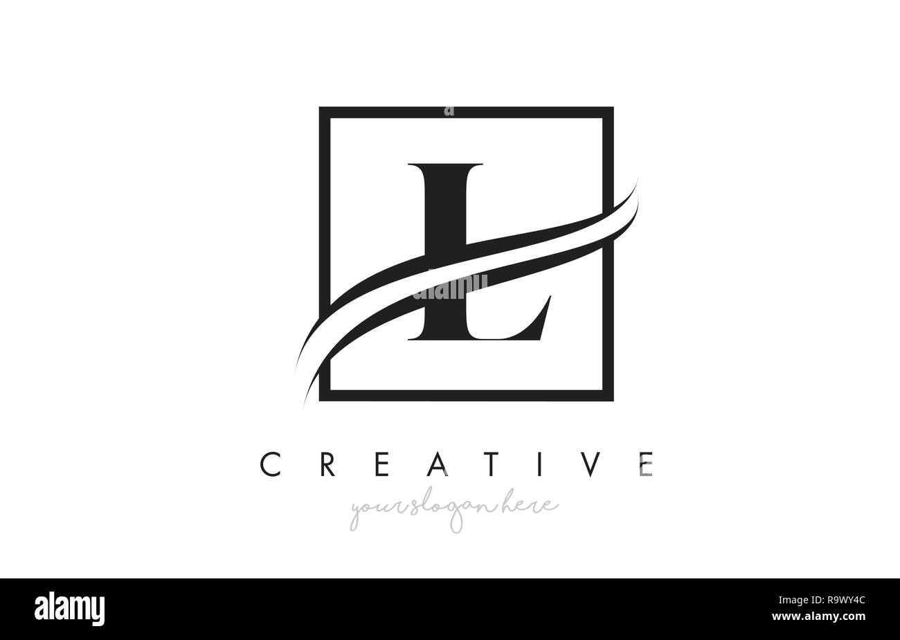 Design con logo Letter dal look creativo e design moderno. Lettere icona Business Logo Illustrazione Vettoriale