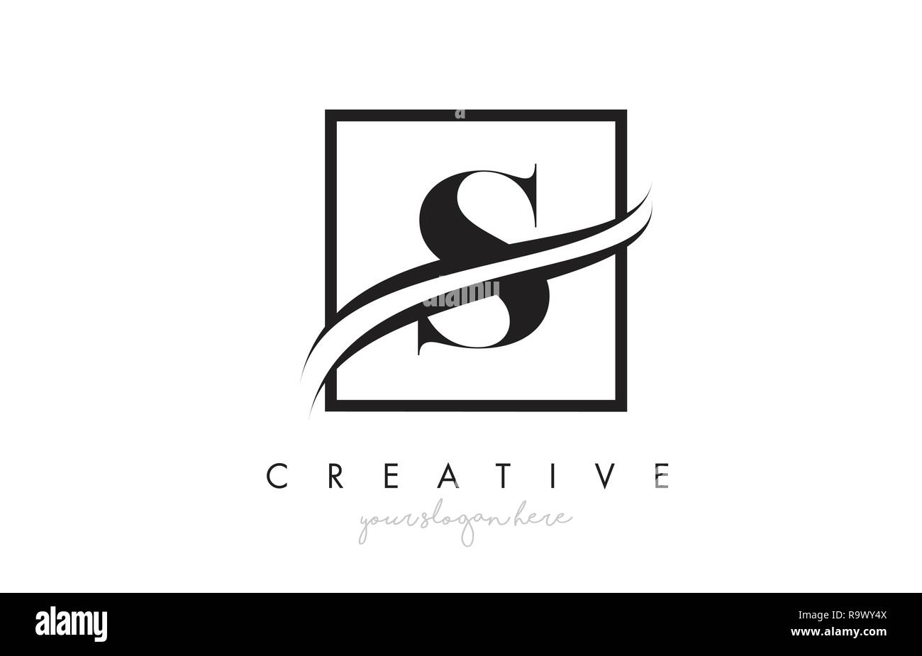 Design con logo Letter dal look creativo e design moderno. Lettere icona Business Logo Illustrazione Vettoriale