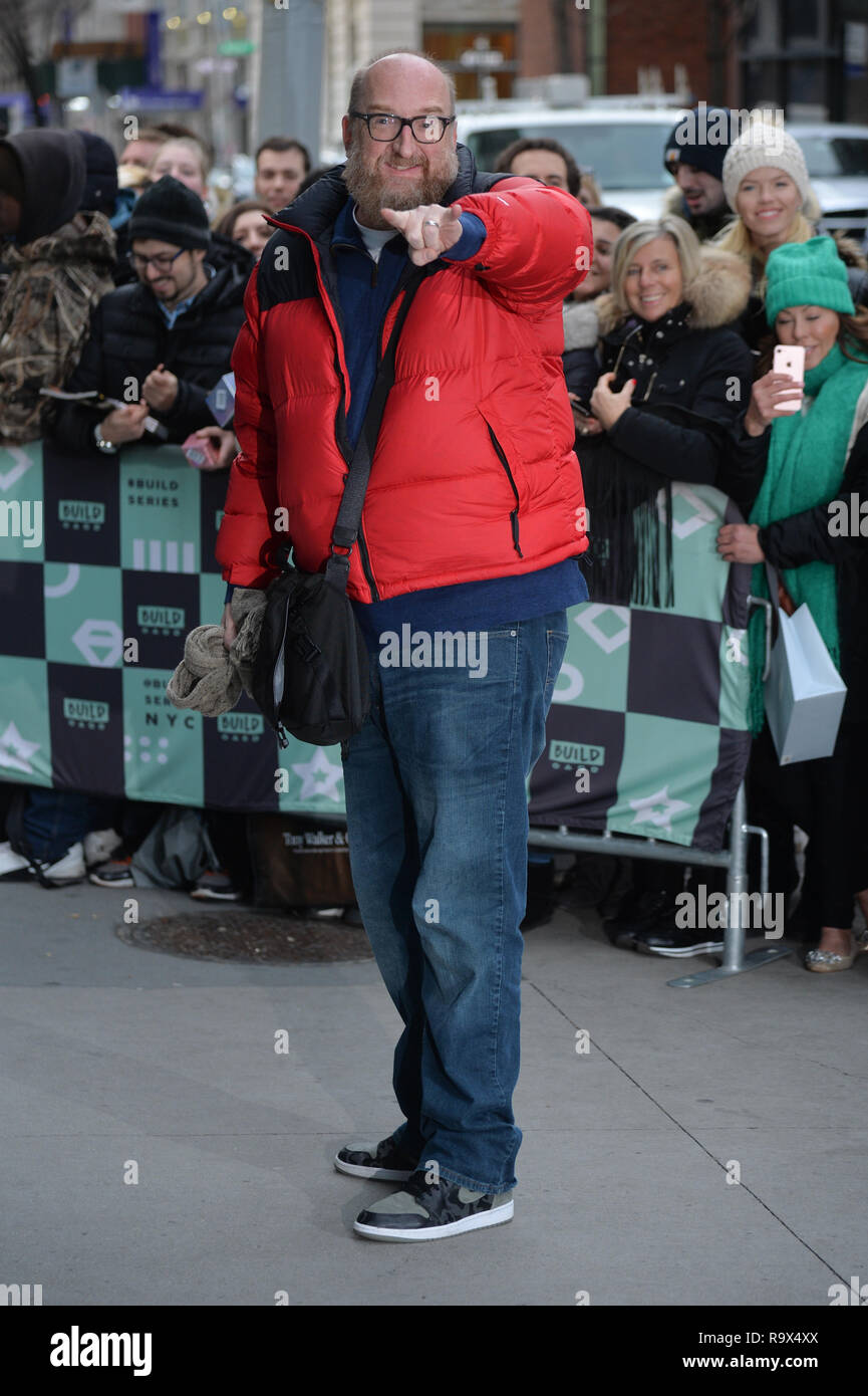 Brian Posehn assiste AOL costruire in NoHo su dicembre 19, 2018 in New York City. Foto Stock