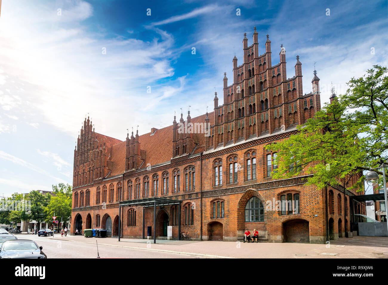 La chiesa e il vecchio municipio, Hannover, Germania Foto Stock
