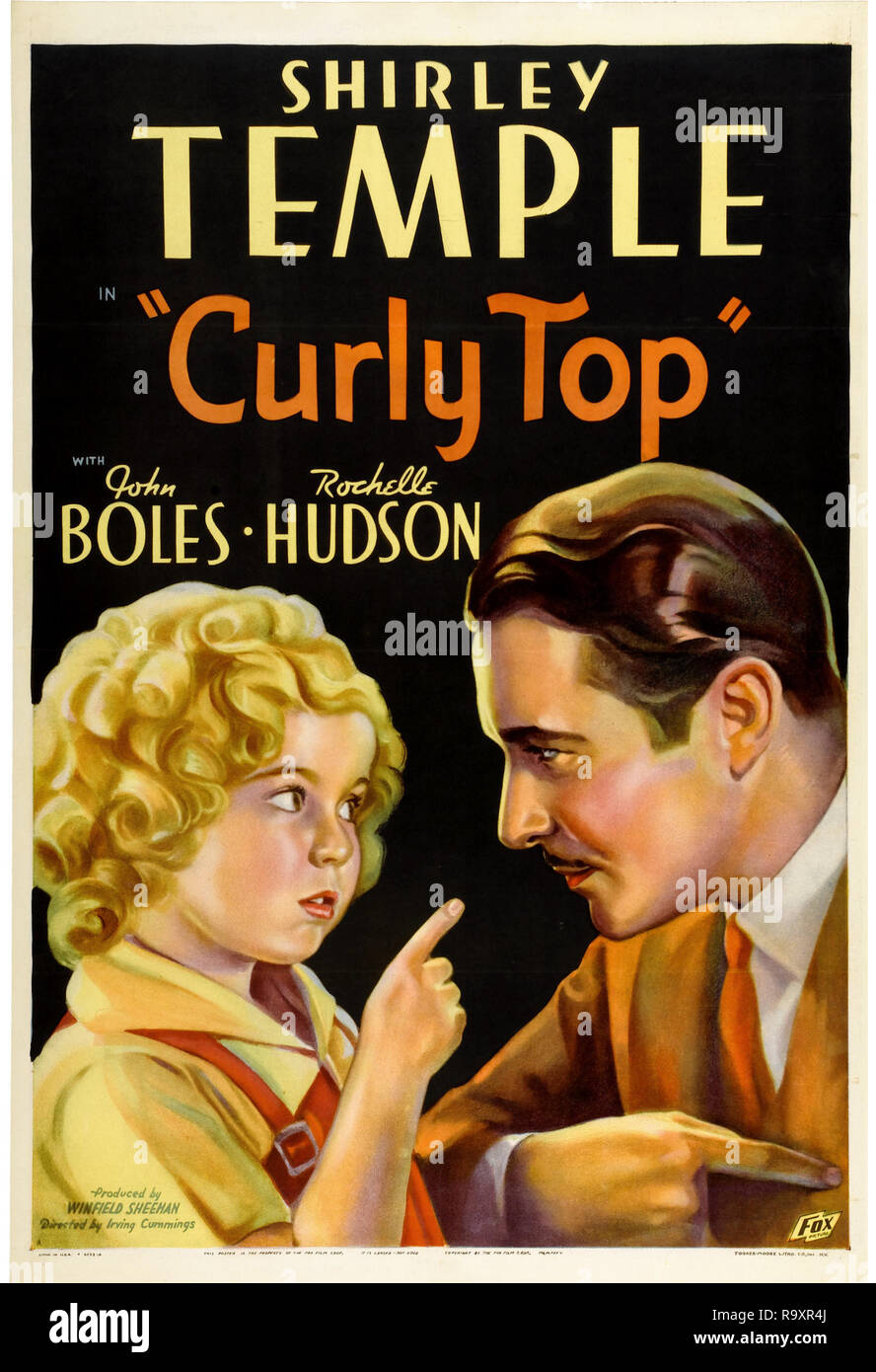 Curly Top (Fox, 1935) Poster Shirley Temple Riferimento File # 33635 939THA Foto Stock