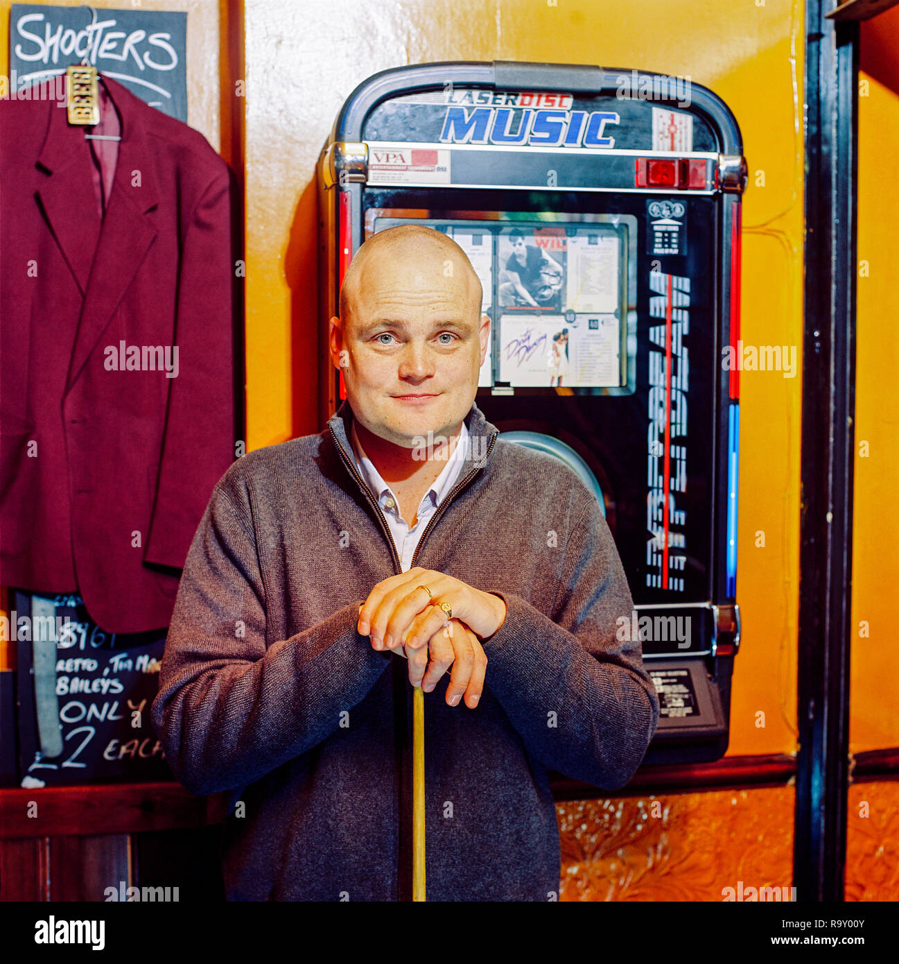 Al Murray, inglese comico, attore e scrittore. Foto Stock