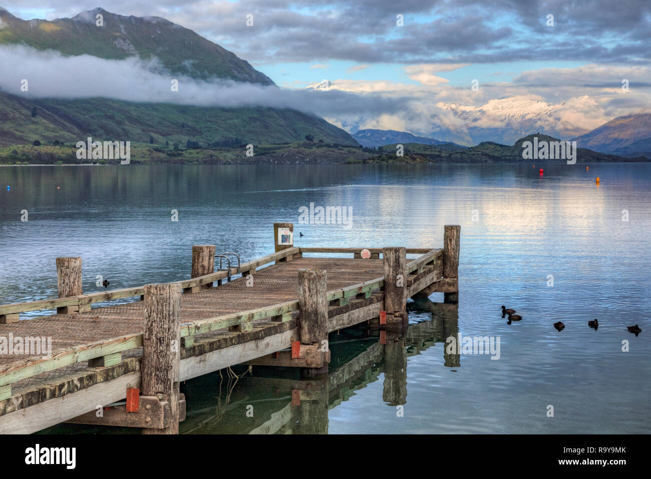 Wanaka, Otago, Queenstown Distretto dei Laghi, Isola del Sud, Nuova Zelanda Foto Stock