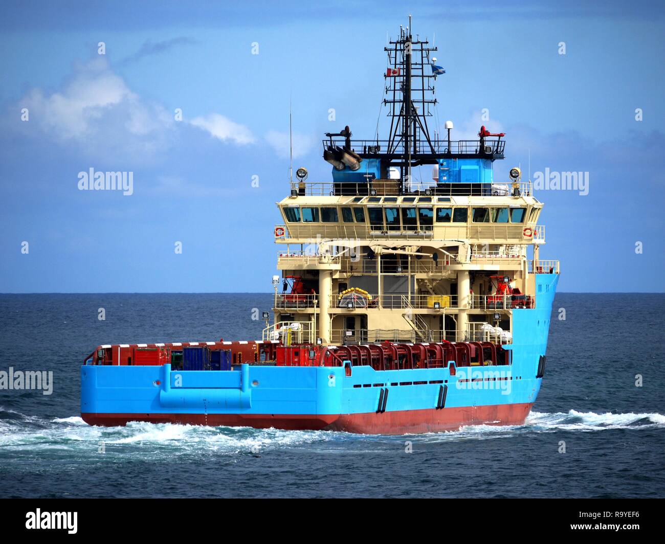 Alimentazione offshore Nave. Foto Stock