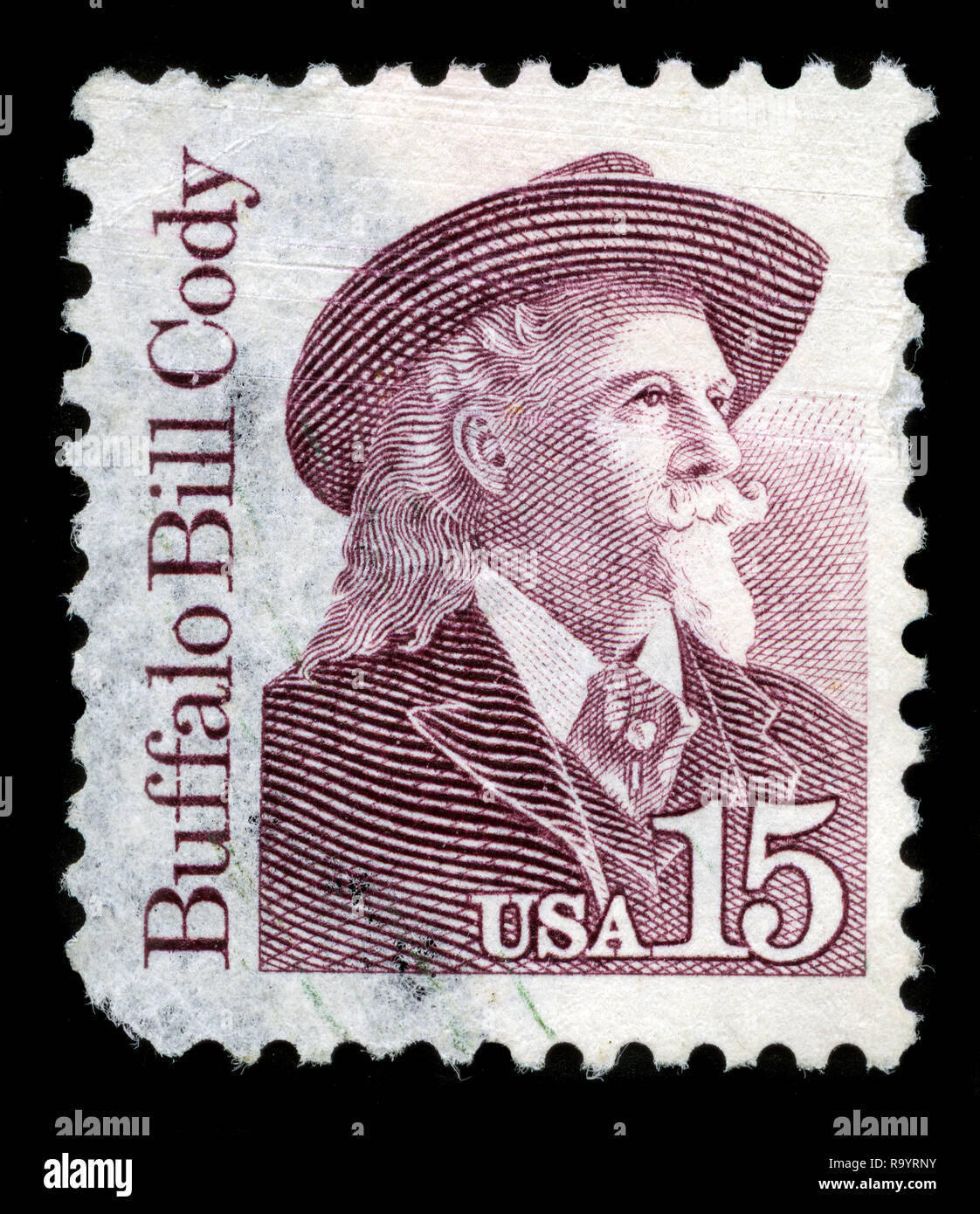 Francobollo da Stati Uniti d'America (USA) nella serie grandi americani emessi nel 1988 Foto Stock