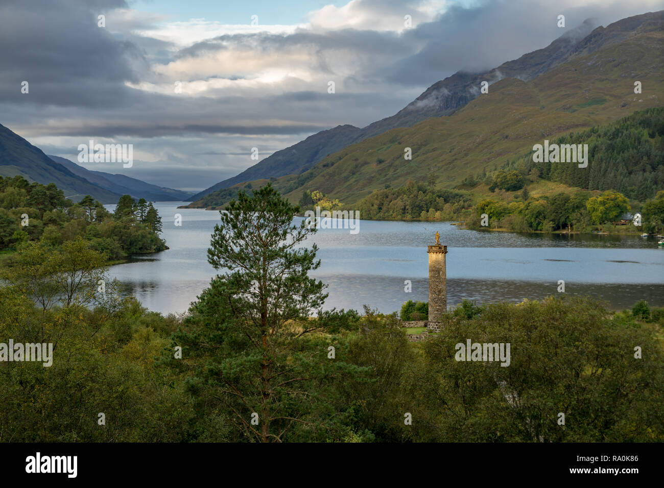 Glenfinnan viadotto ferroviario Foto Stock