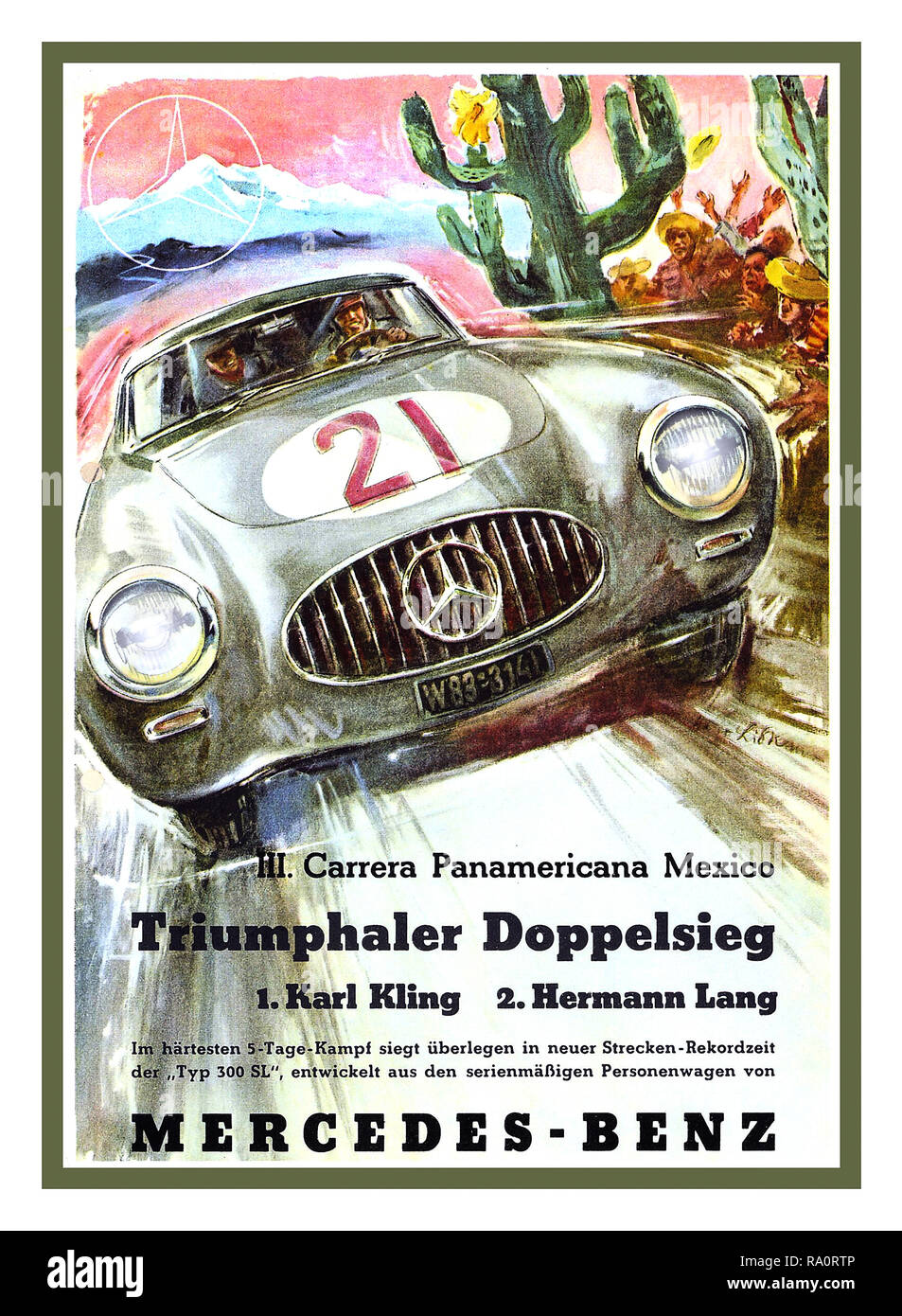 Vintage motor racing poster immagini e fotografie stock ad alta risoluzione  - Alamy