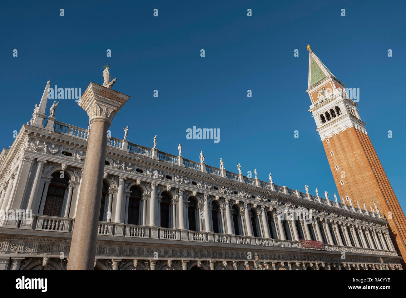 Campanile di San Marco, Venezia, Italia. Foto Stock