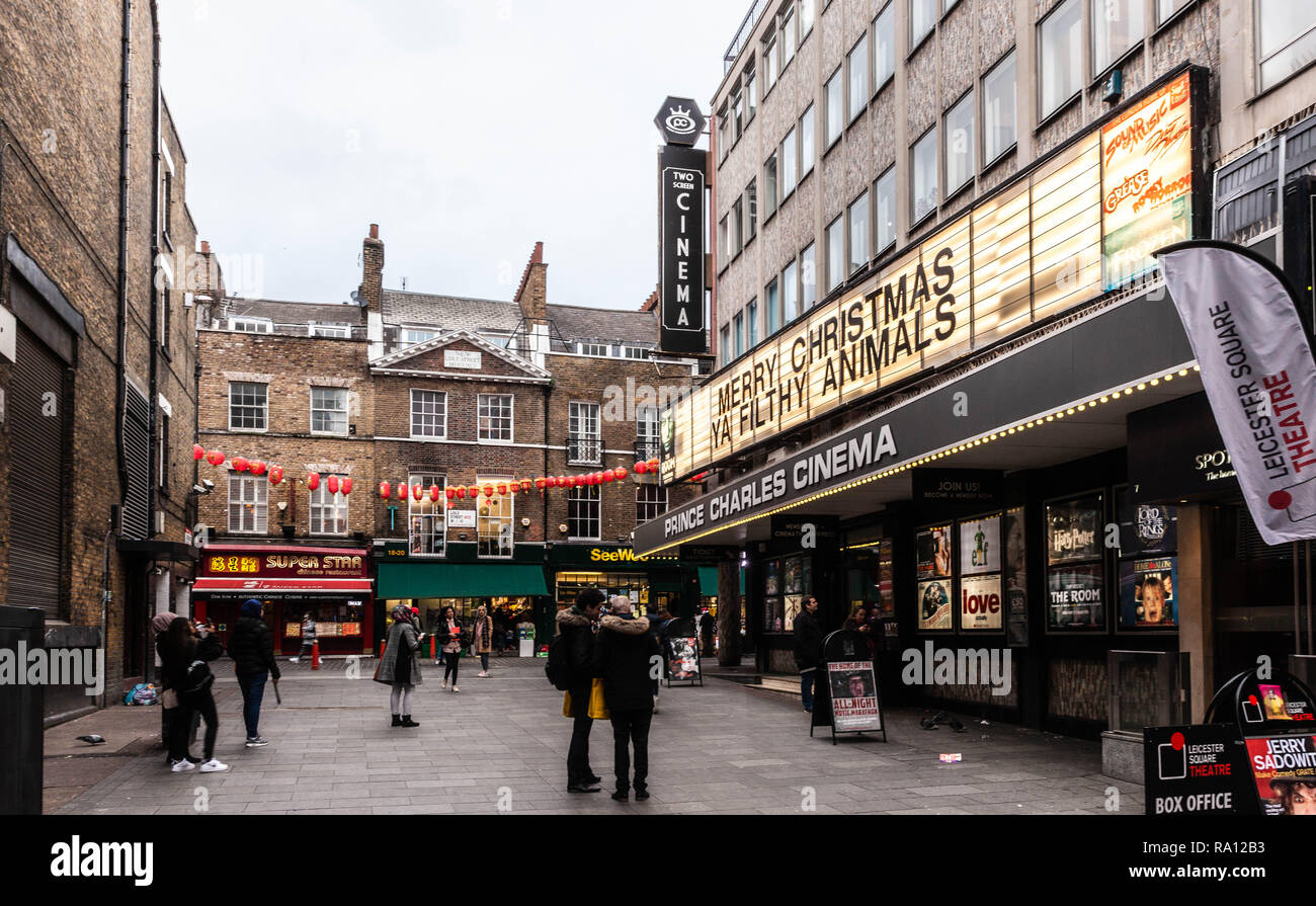 Leicester Place, Londra, Inghilterra, Regno Unito. Foto Stock