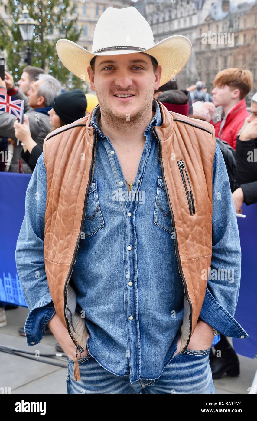 Londra, Regno Unito. 30 Dic, 2018. Kaleb Lee,Londra il primo giorno del nuovo anno Parade,Trafalgar Square,London.UK Credit: Michael melia/Alamy Live News Foto Stock